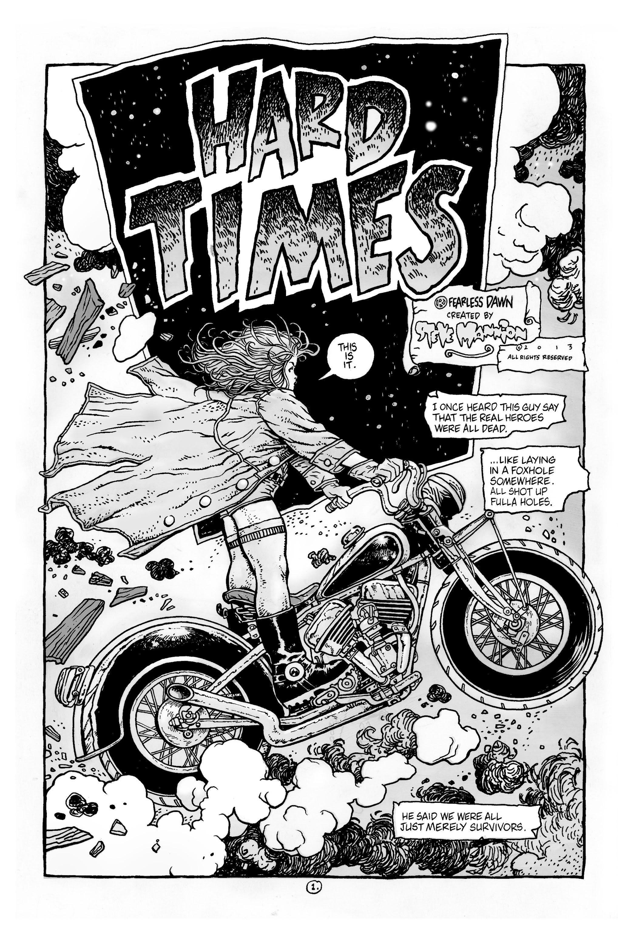 Read online Fearless Dawn: Hard Times comic -  Issue # Full - 3