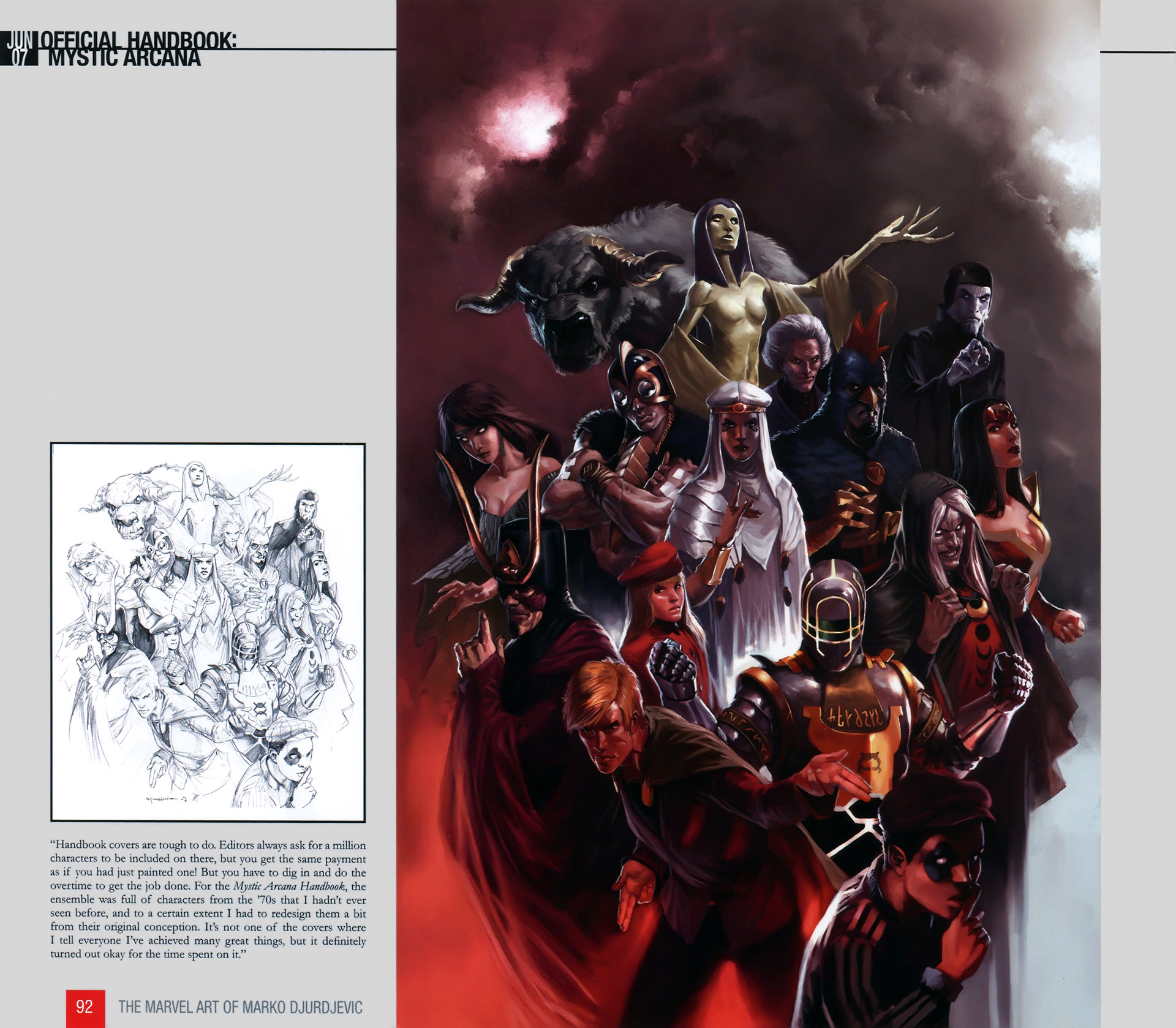 Read online The Marvel Art of Marko Djurdjevic comic -  Issue # TPB (Part 1) - 91