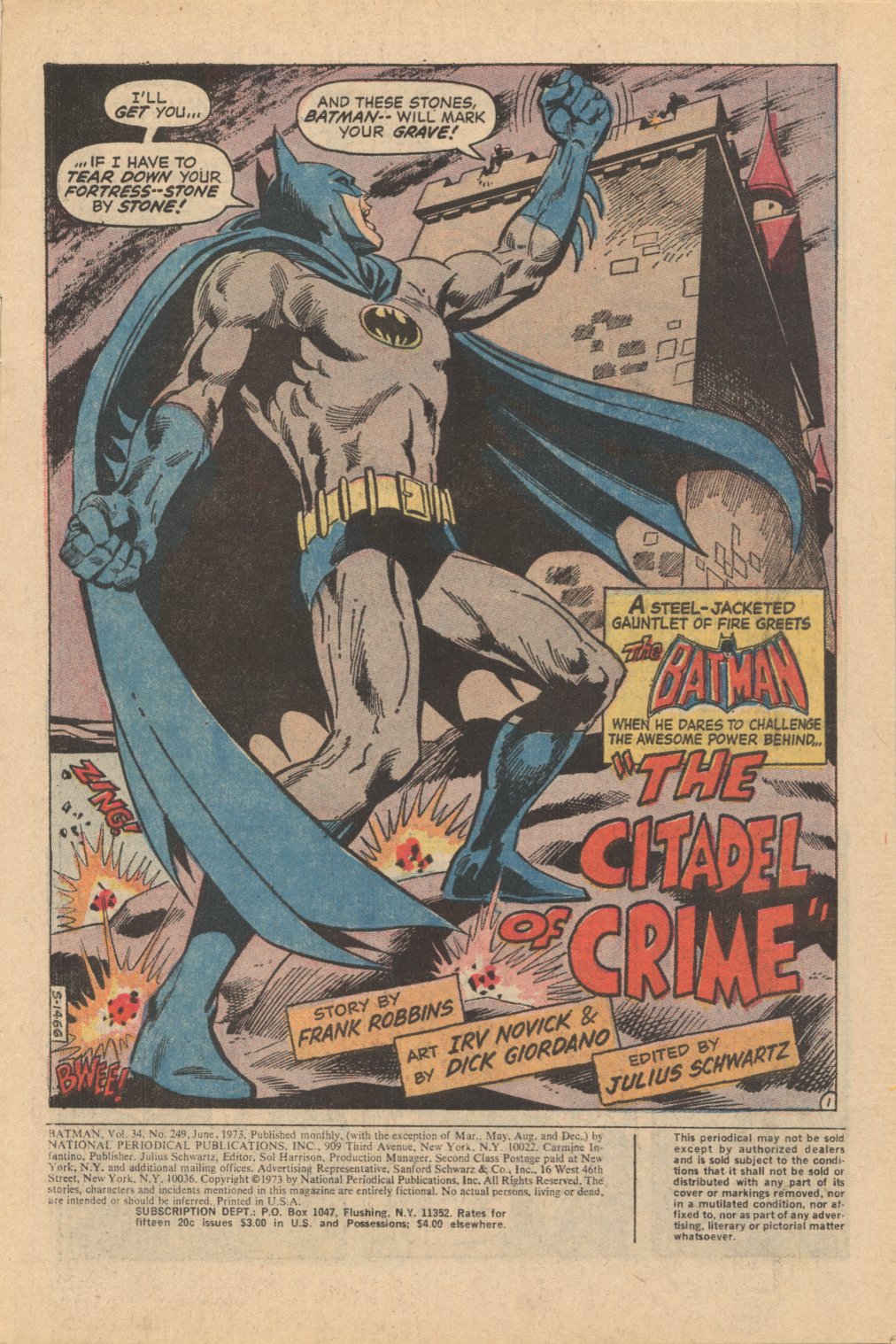 Read online Batman (1940) comic -  Issue #249 - 3