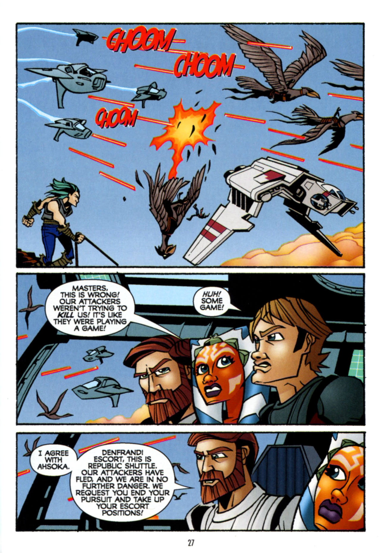 Read online Star Wars: The Clone Wars - The Wind Raiders of Taloraan comic -  Issue # Full - 27