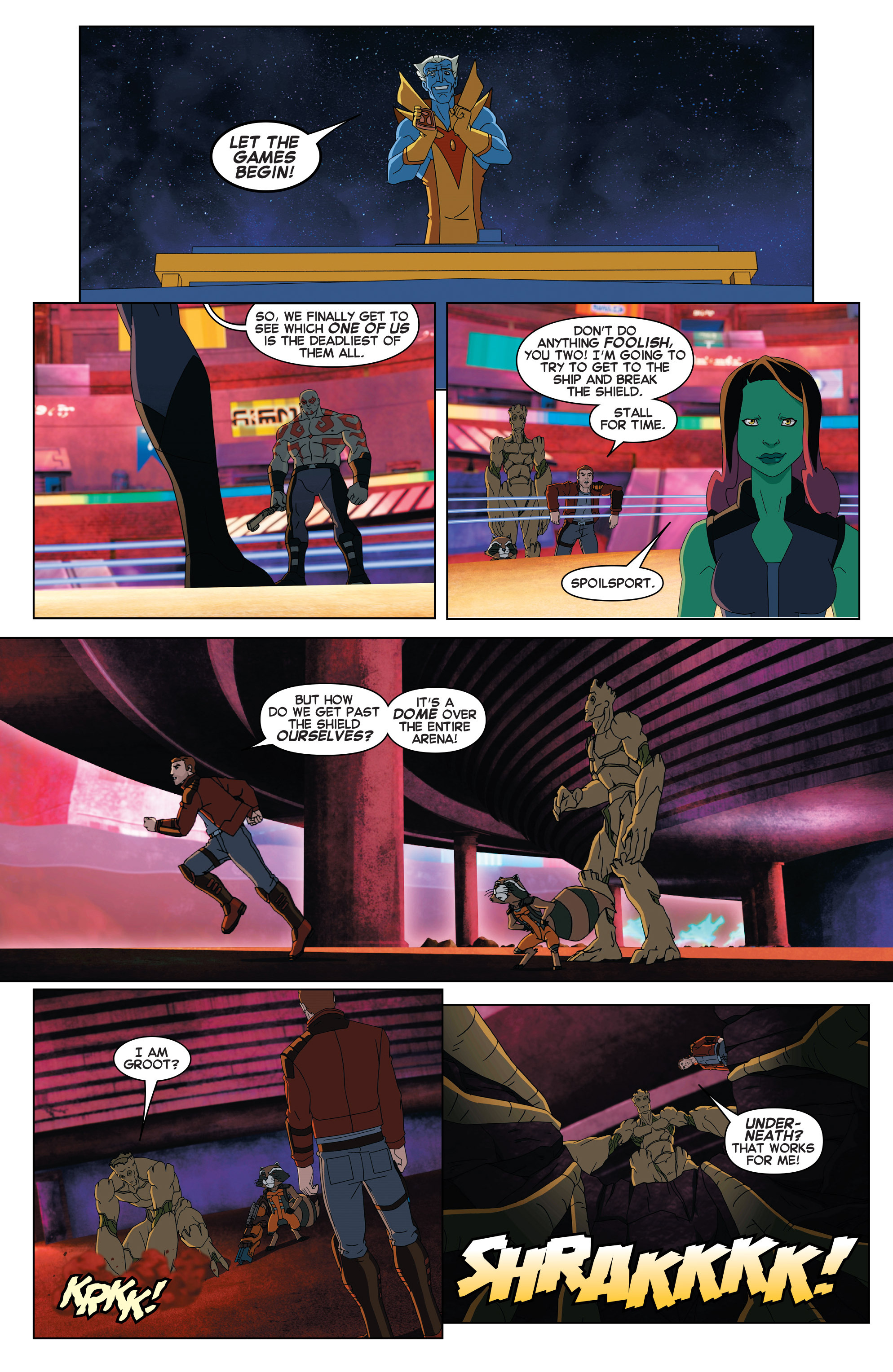 Read online Marvel Universe Guardians of the Galaxy [II] comic -  Issue #4 - 14