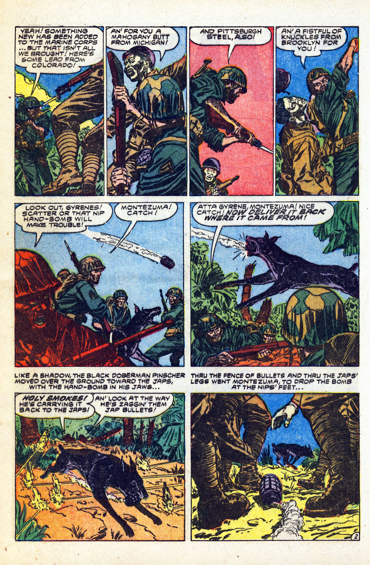 Read online Marines in Battle comic -  Issue #5 - 28