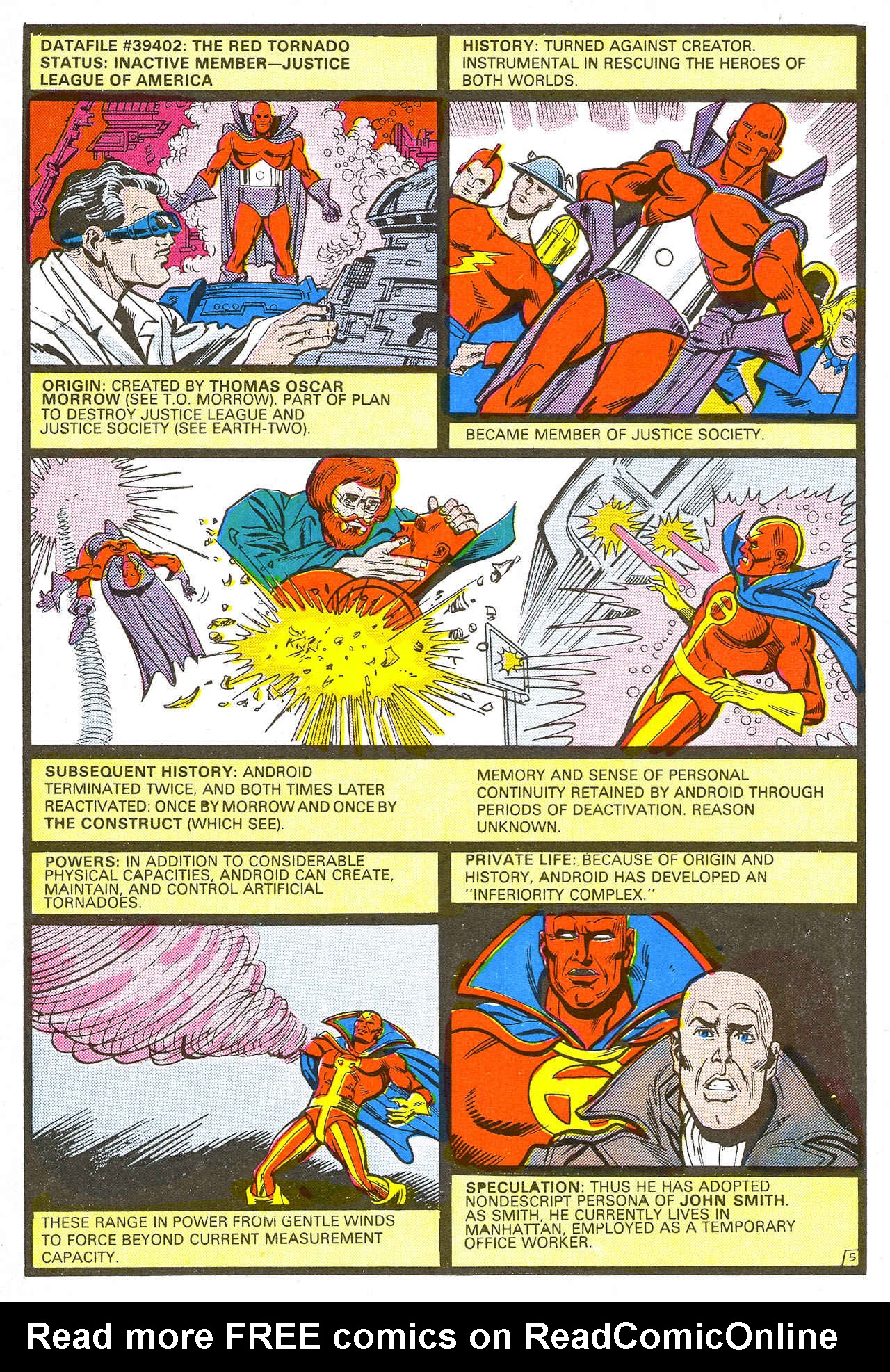 Read online Red Tornado (1985) comic -  Issue #1 - 9