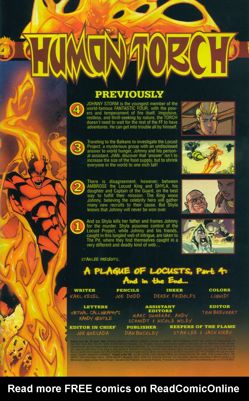 Read online Human Torch comic -  Issue #10 - 2