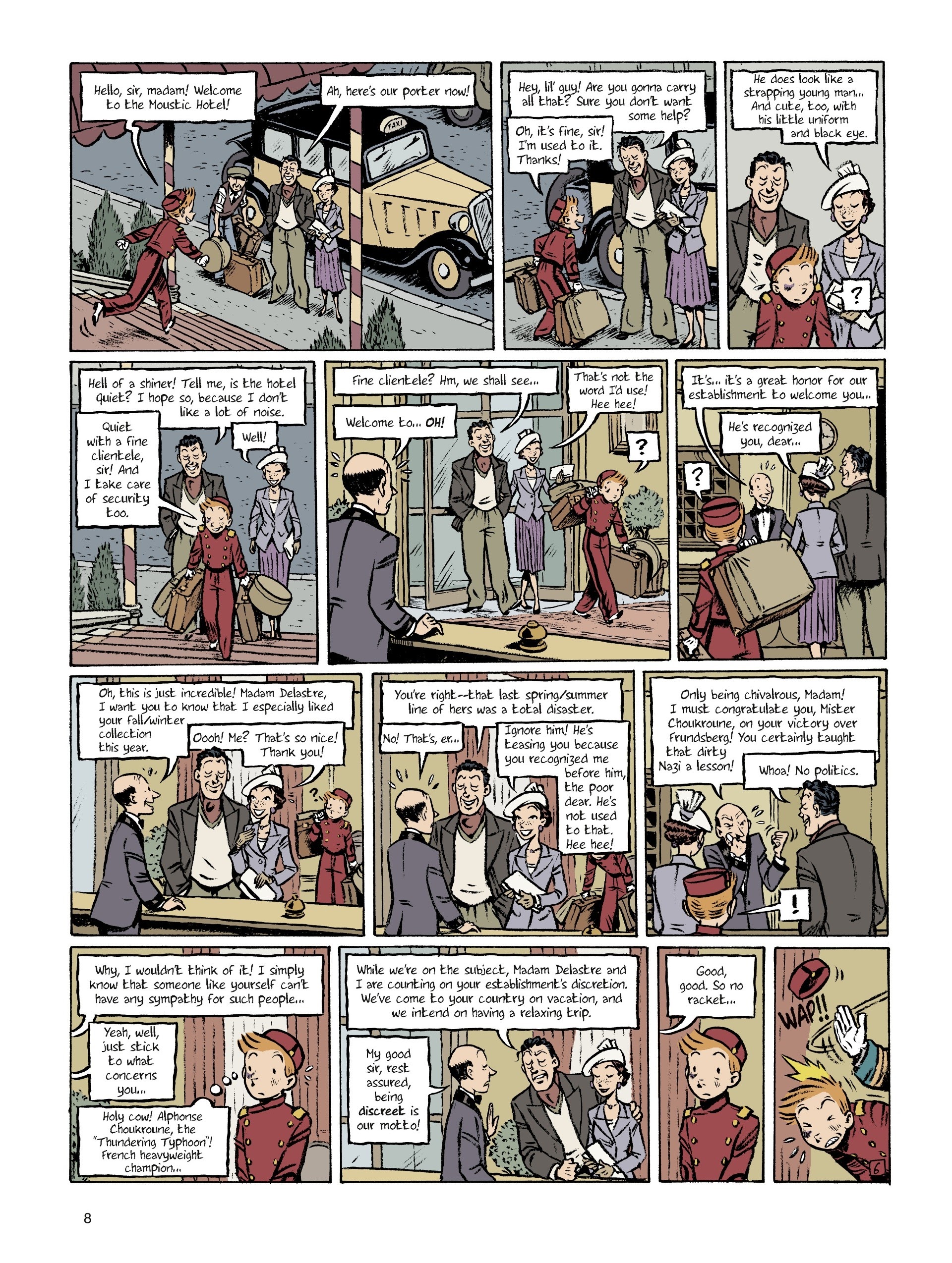 Read online Spirou: The Diary of a Naive Young Man comic -  Issue # TPB - 8