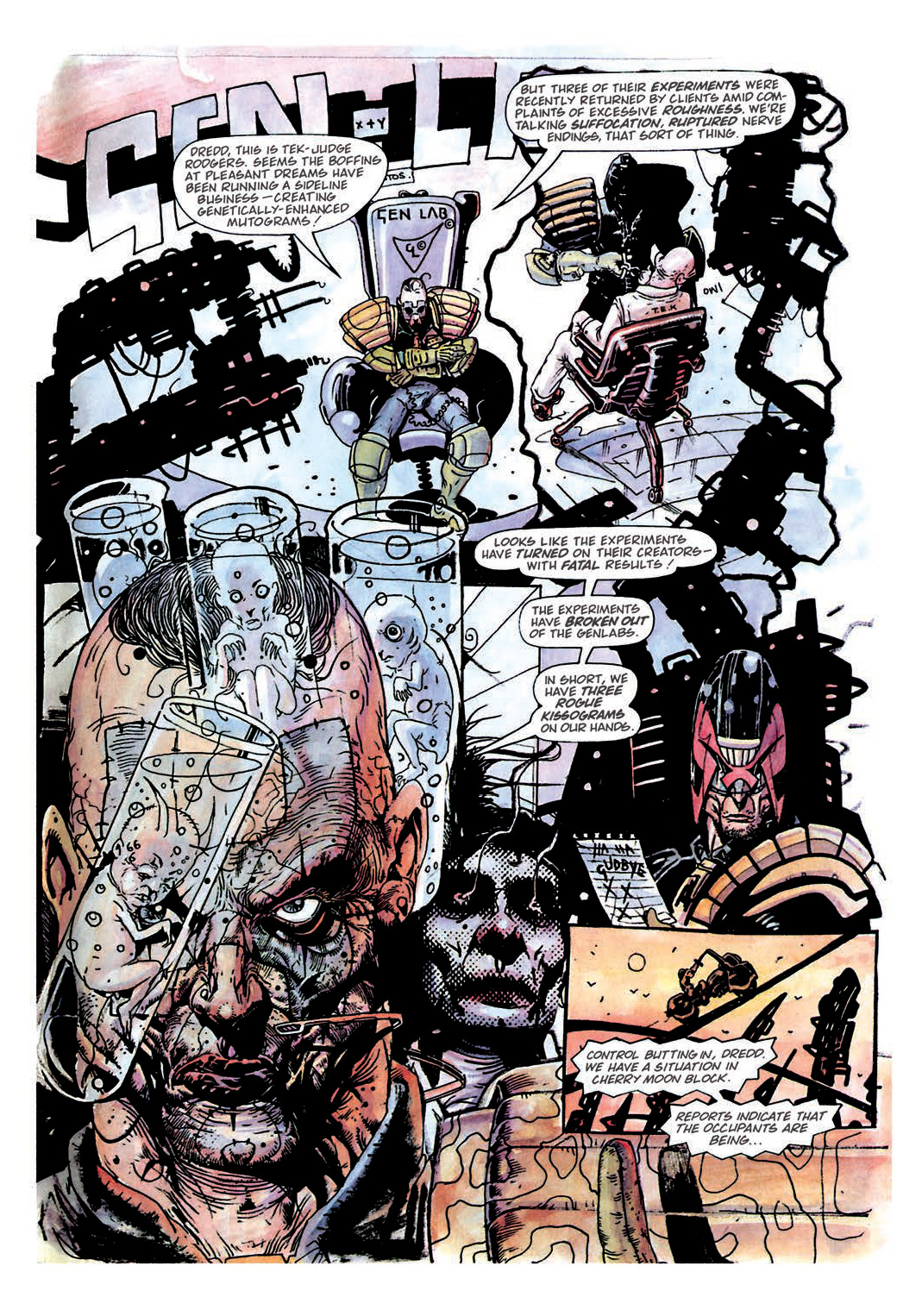 Read online Judge Dredd [Collections - Rebellion] comic -  Issue # TPB Judge Dredd - Heavy Metal Dredd - 93