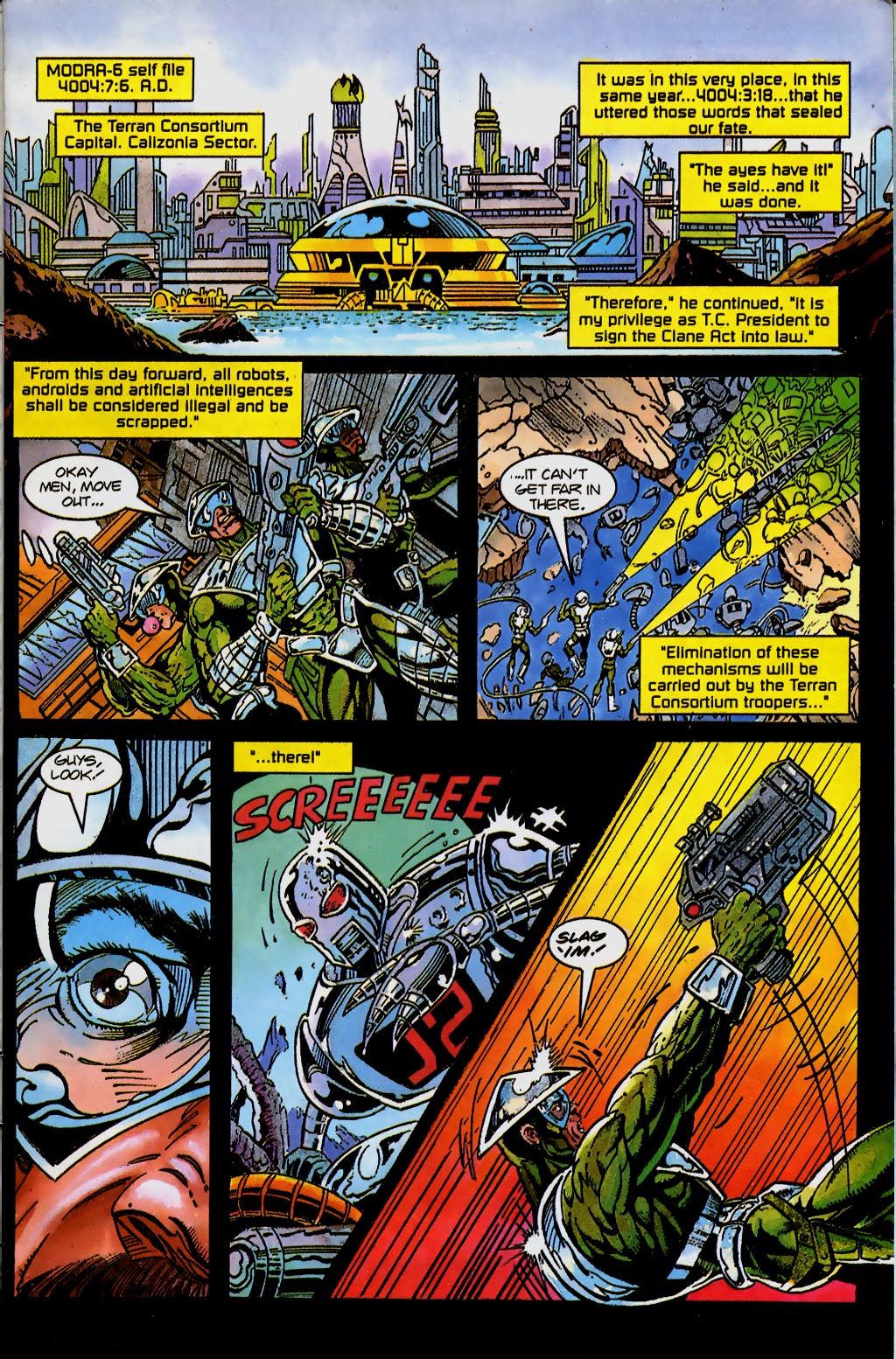 Read online Magnus Robot Fighter (1991) comic -  Issue #47 - 2