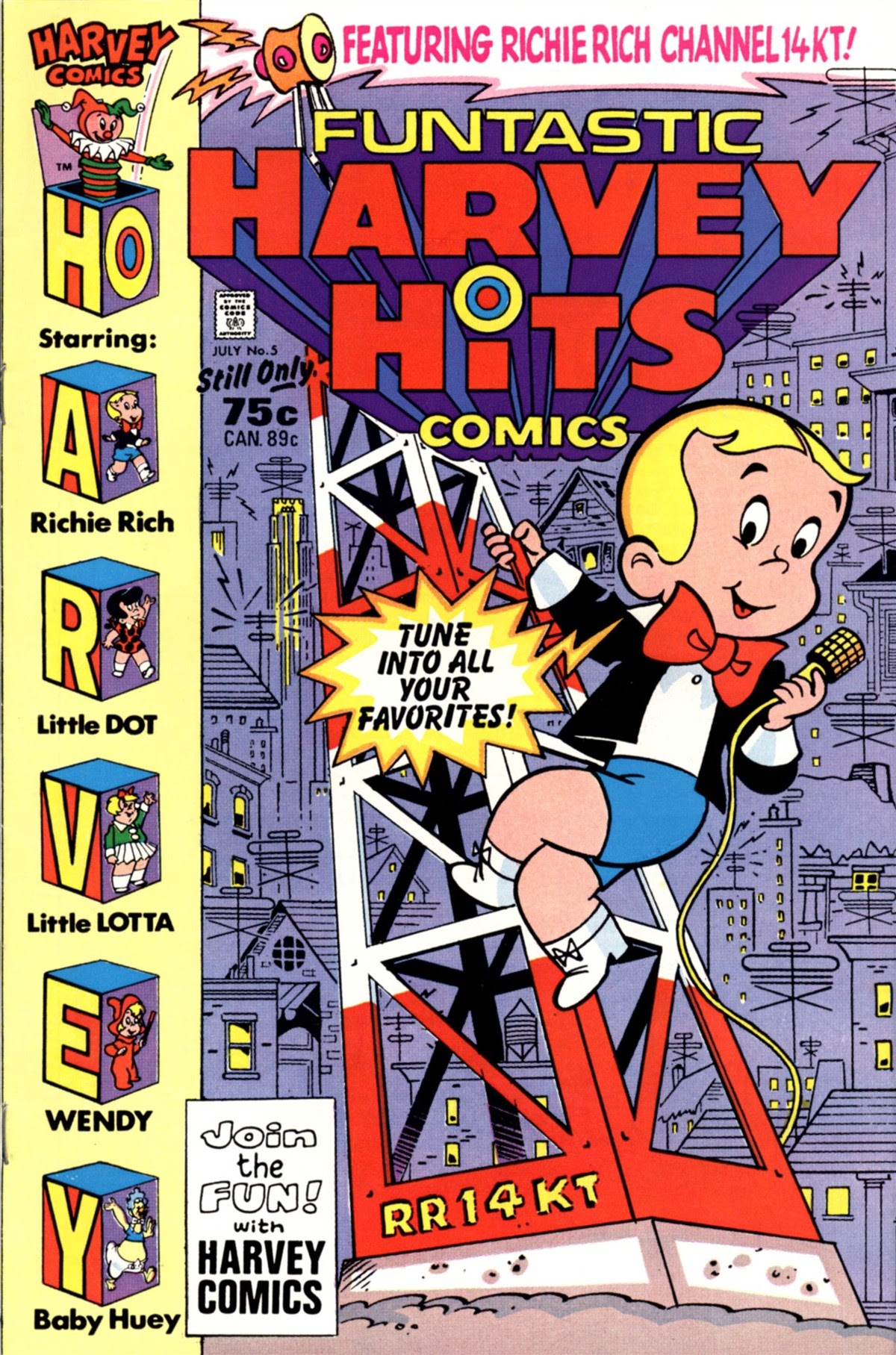 Read online Harvey Hits Comics comic -  Issue #5 - 1