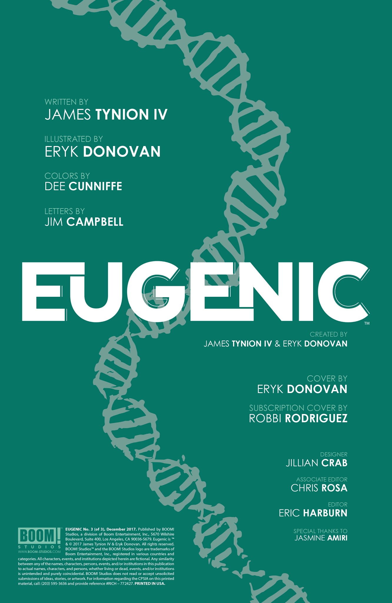 Read online Eugenic comic -  Issue #3 - 2