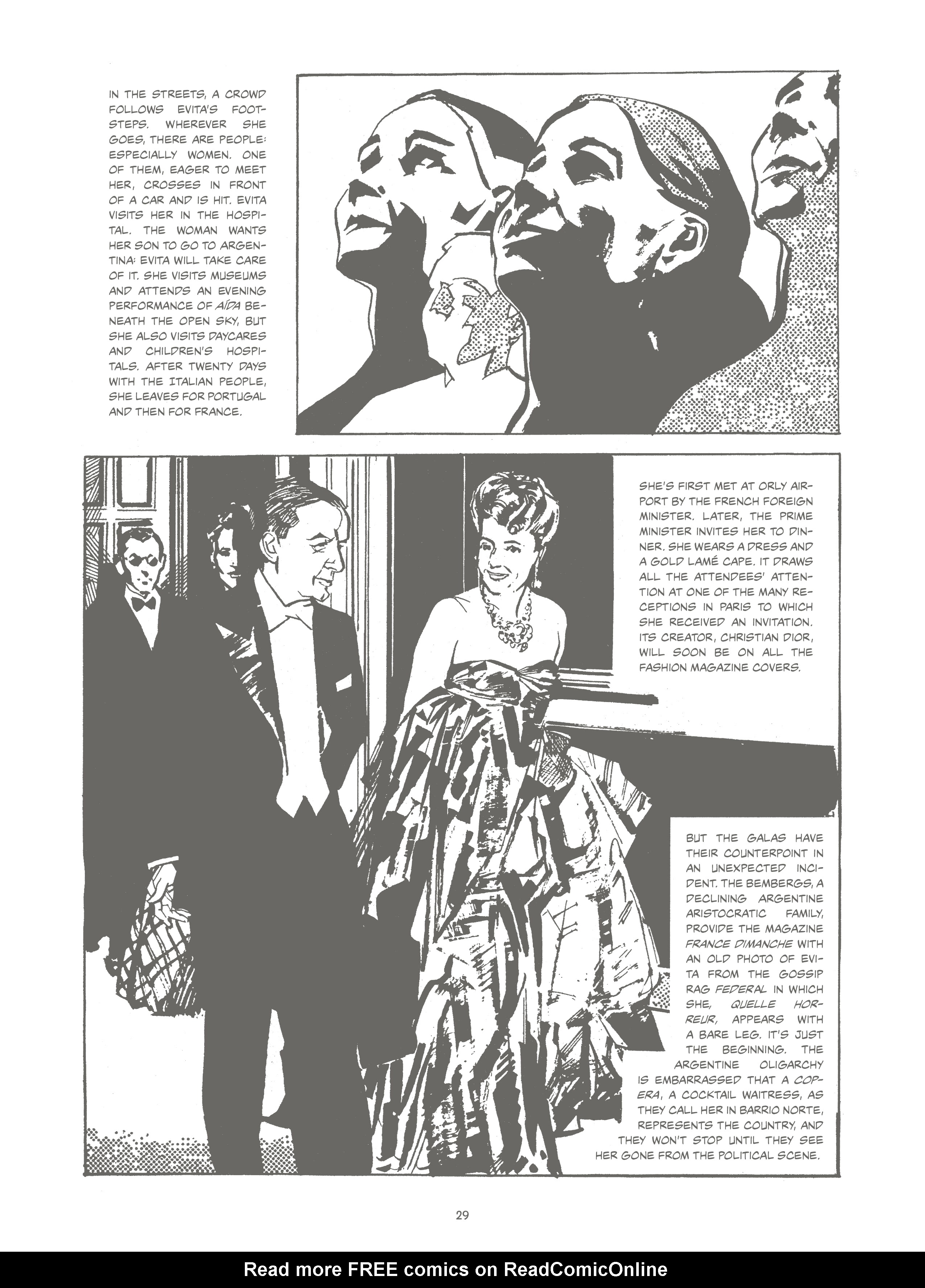 Read online Evita, the Life and Work of Eva Perón comic -  Issue # TPB - 34