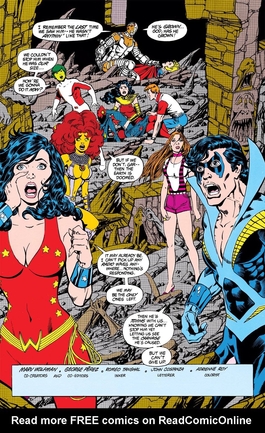 Read online The New Teen Titans (1984) comic -  Issue #5 - 2