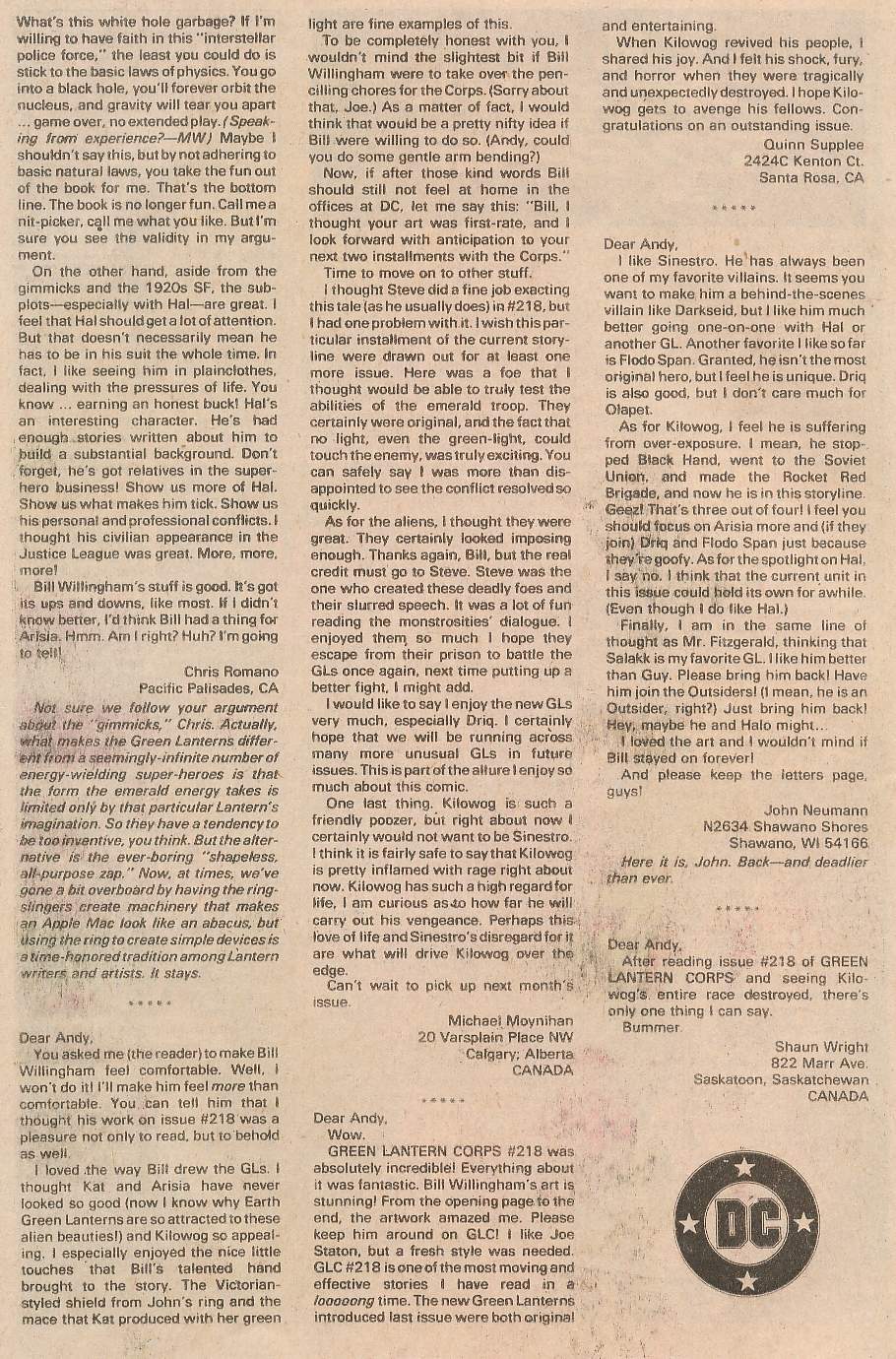 Read online Green Lantern (1960) comic -  Issue #221 - 25