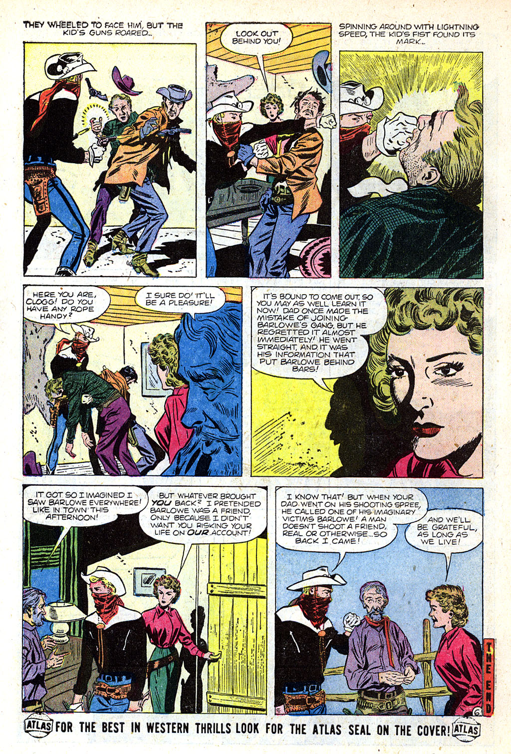 Read online The Outlaw Kid (1954) comic -  Issue #7 - 32