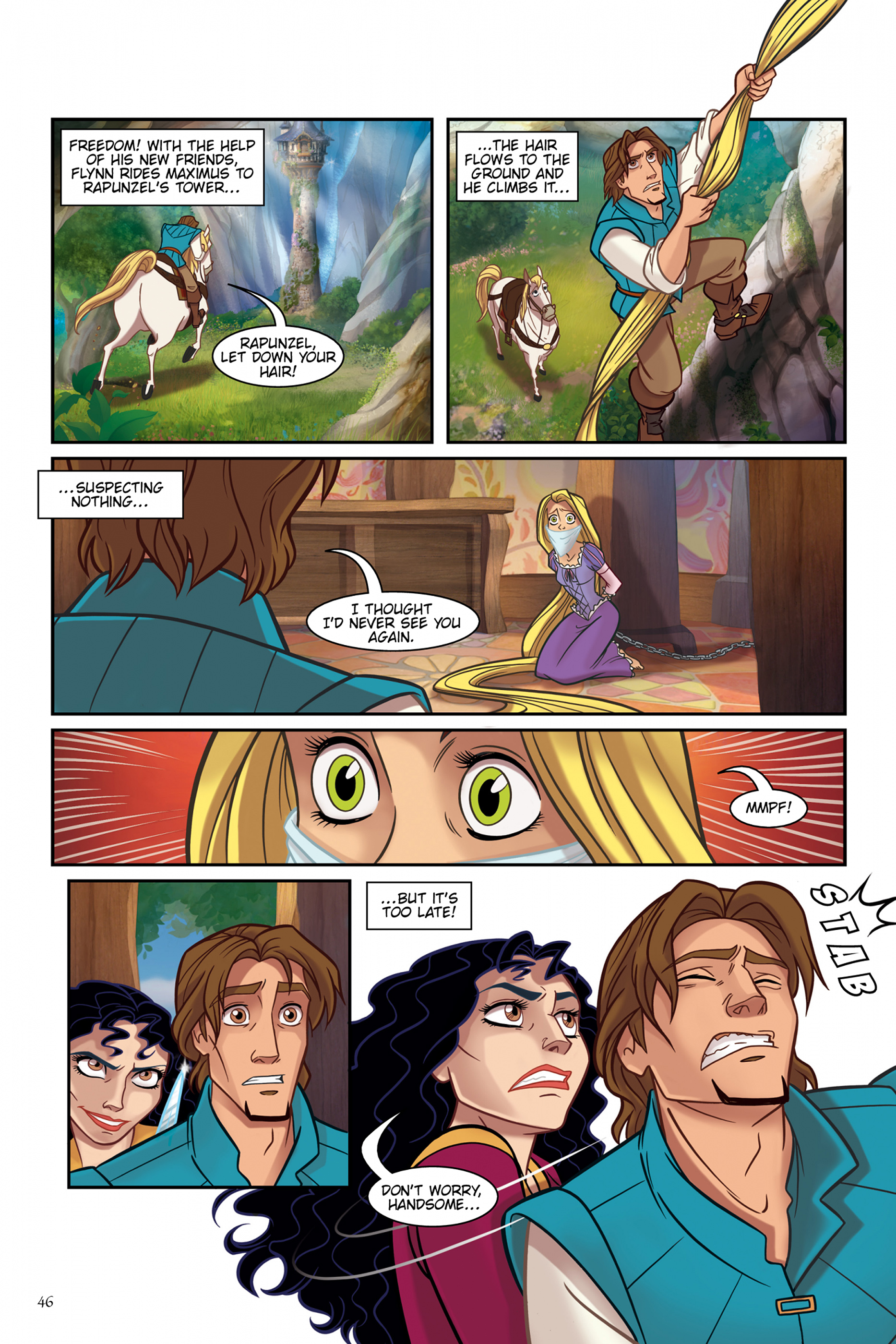Read online Disney Tangled: The Story of the Movie in Comics comic -  Issue # Full - 48