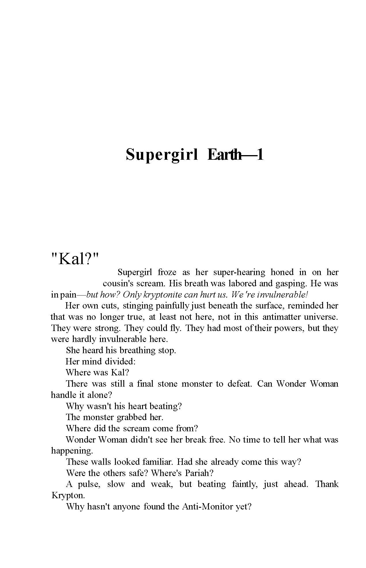 Read online Crisis on Infinite Earths (1985) comic -  Issue # _Novel (Part 3) - 48