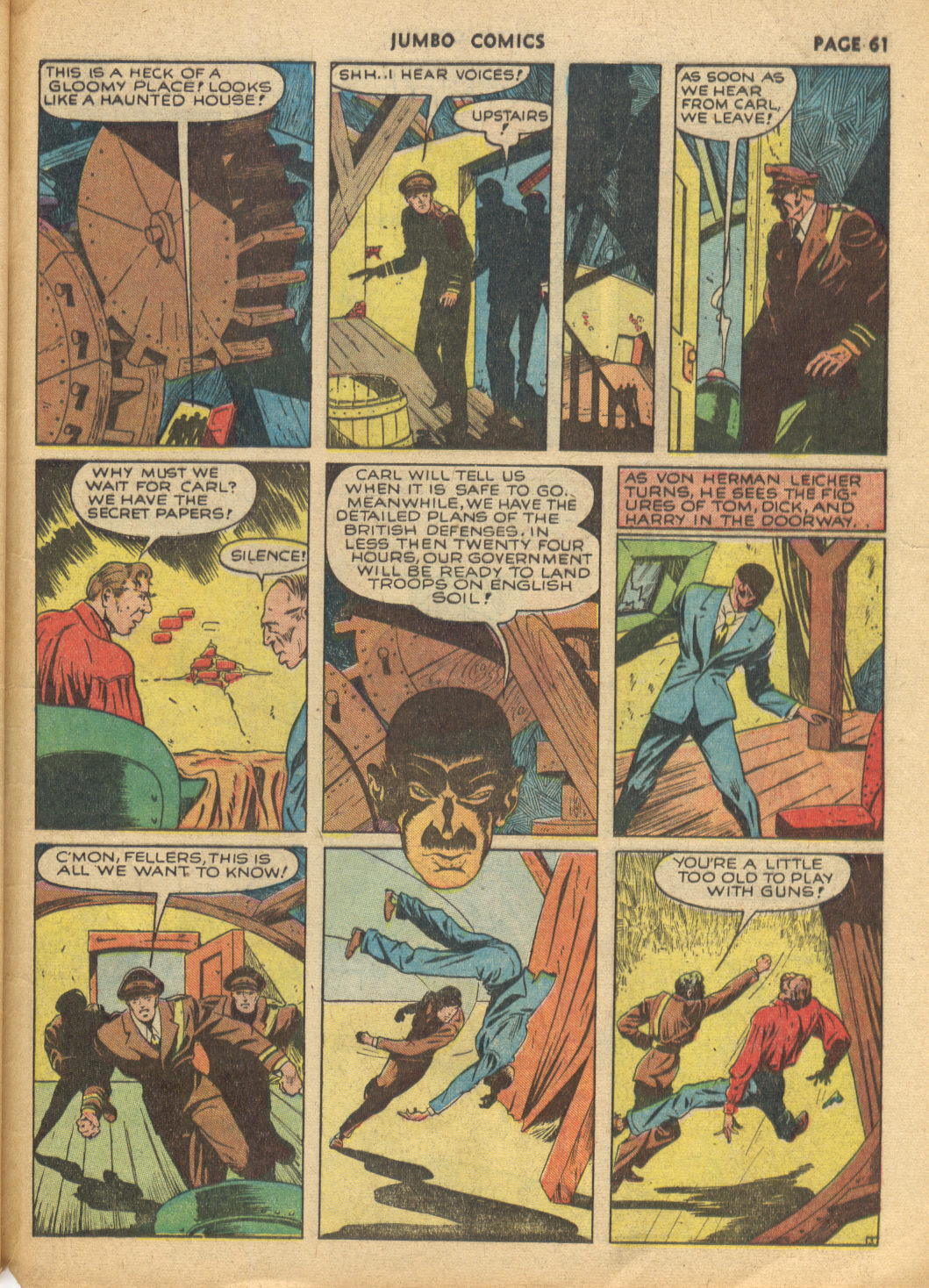 Read online Jumbo Comics comic -  Issue #24 - 63