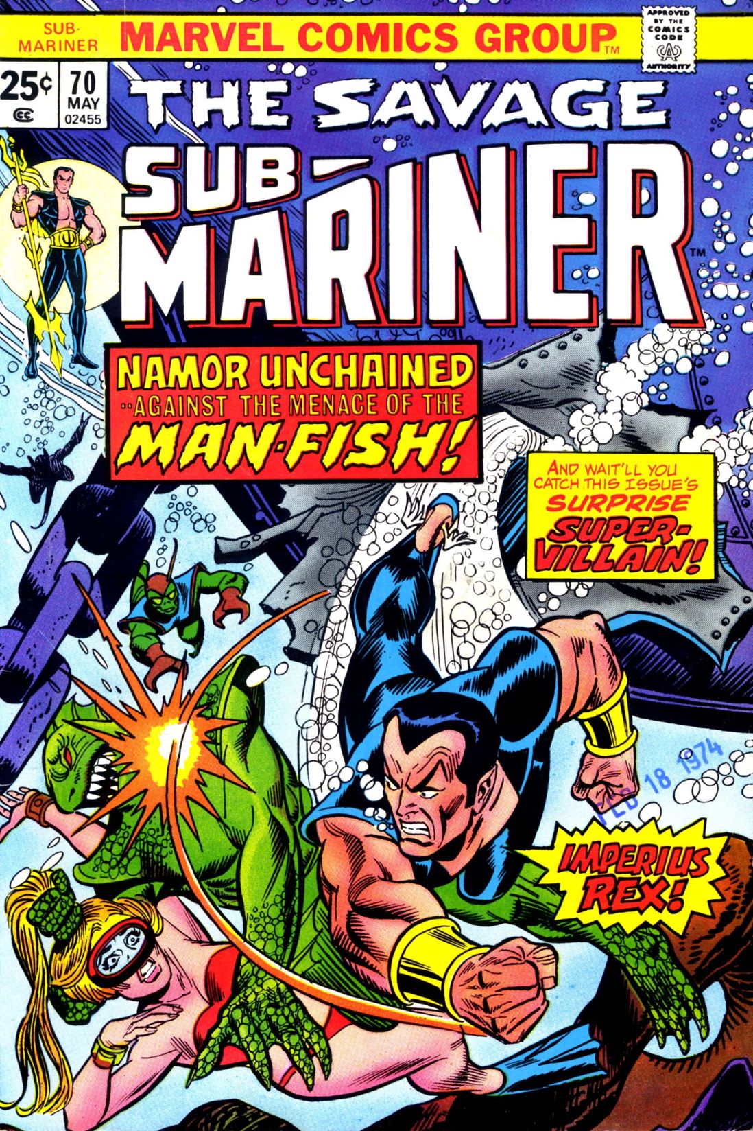 Read online The Sub-Mariner comic -  Issue #70 - 1