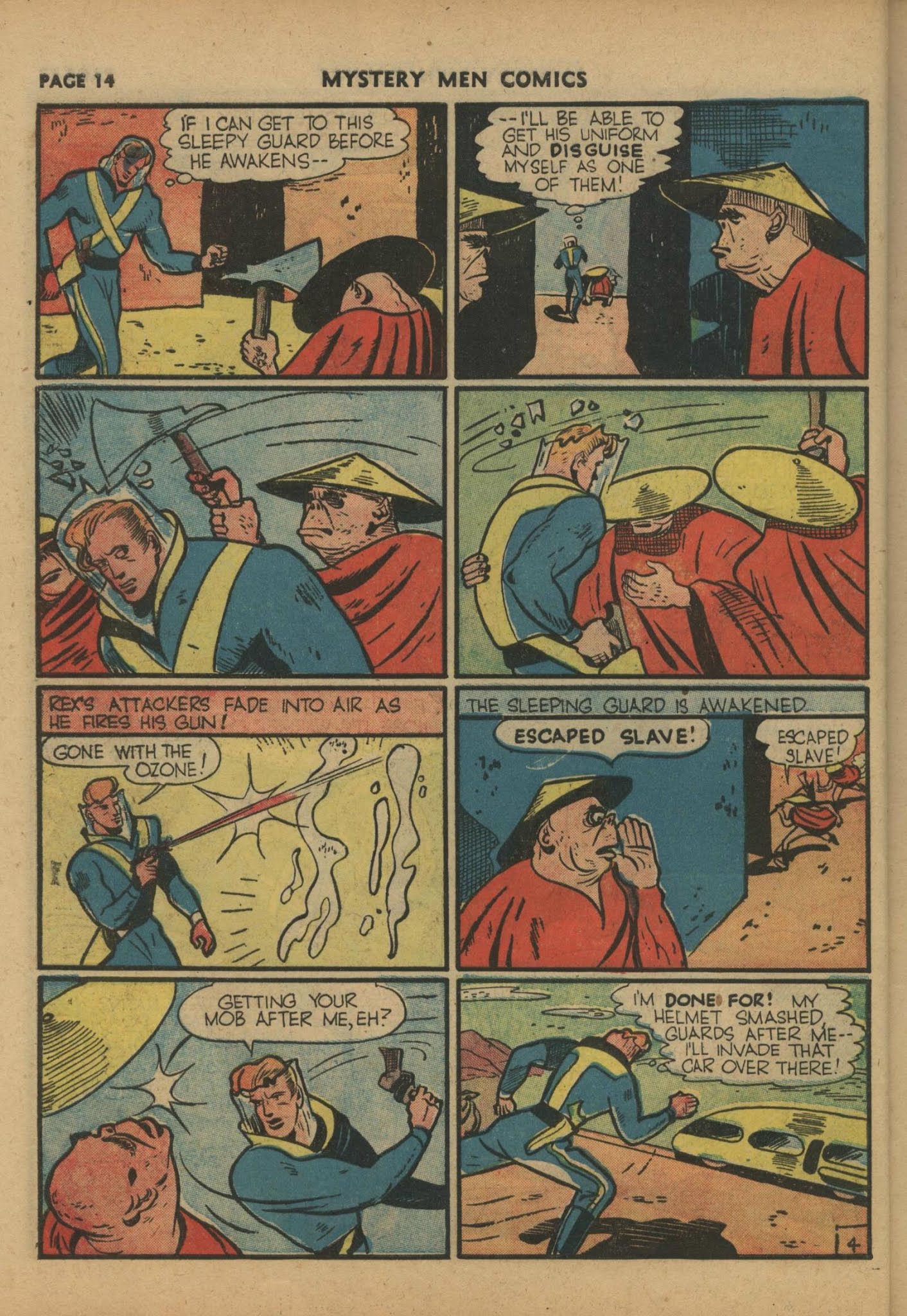 Read online Mystery Men Comics comic -  Issue #19 - 16