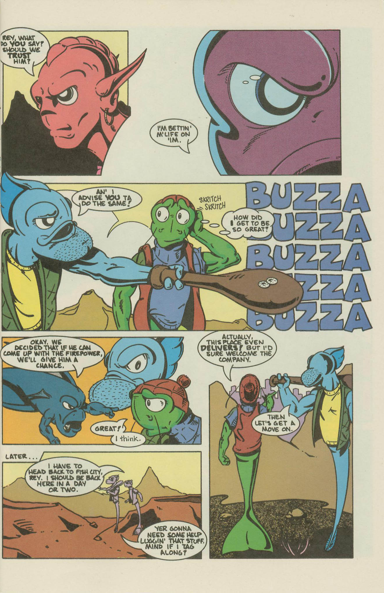 Read online The Fish Police comic -  Issue #13 - 7