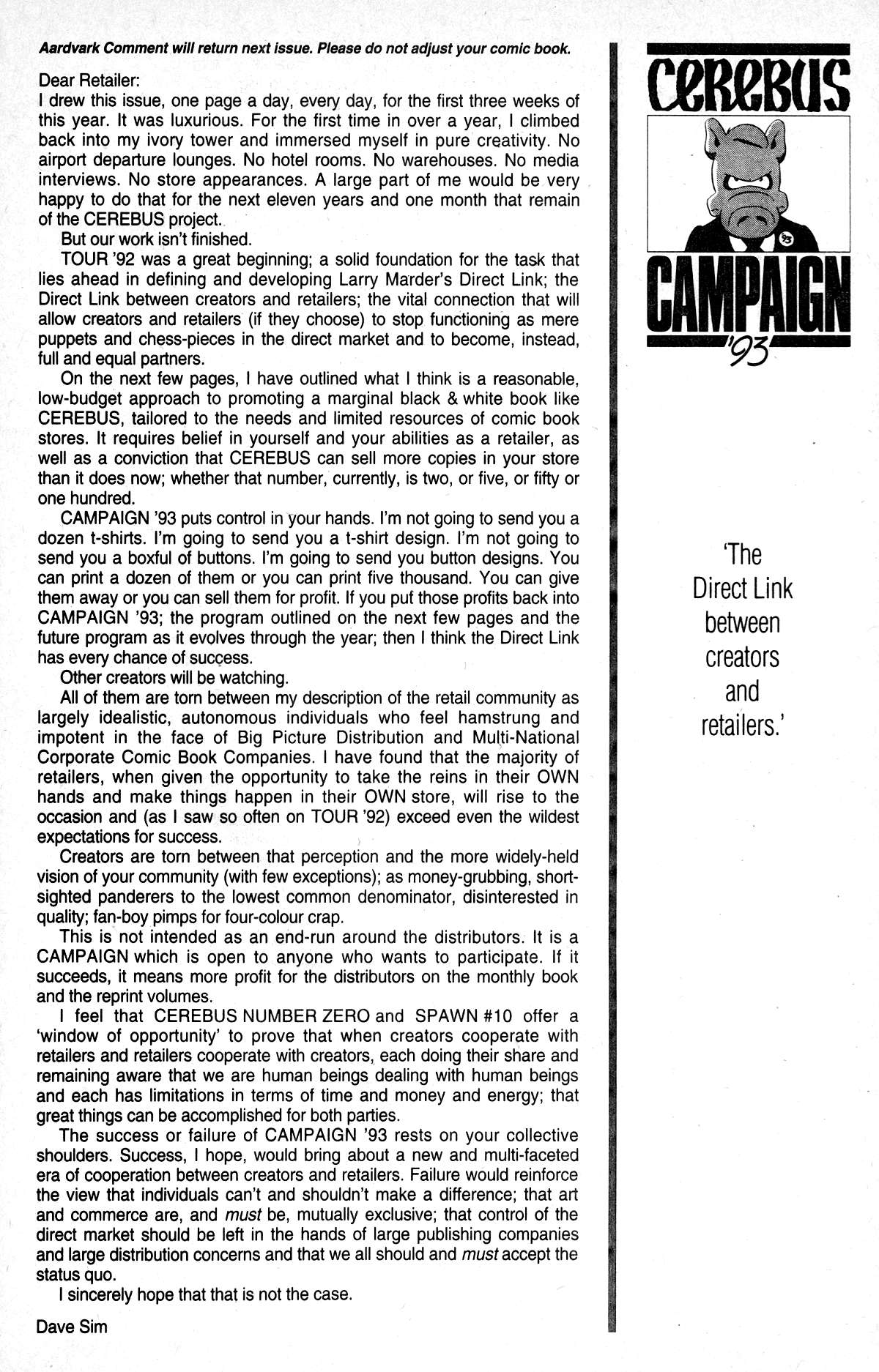 Read online Cerebus comic -  Issue #167 - 23