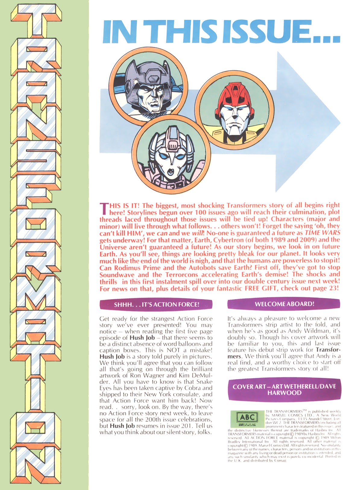 Read online The Transformers (UK) comic -  Issue #199 - 2