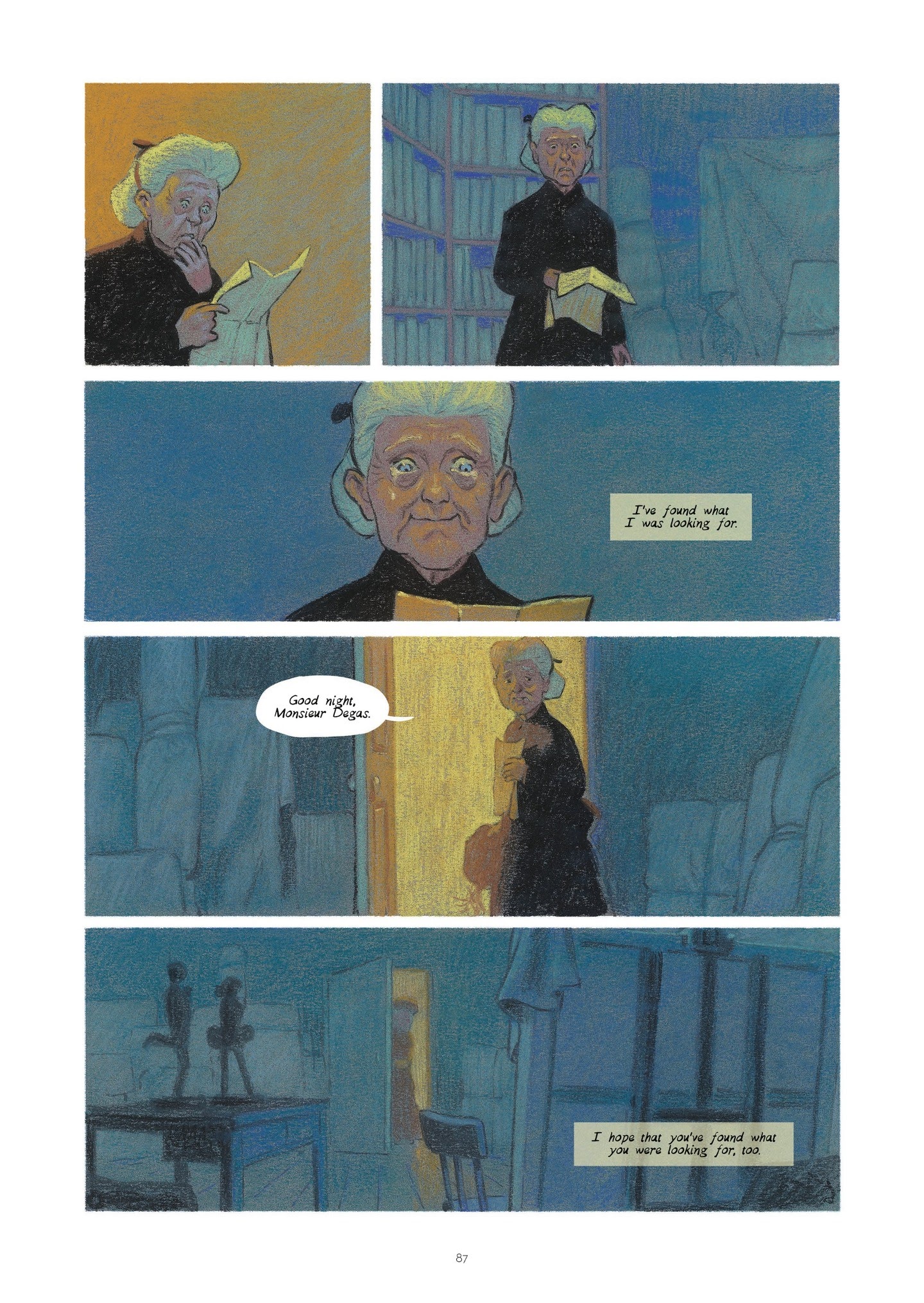 Read online Degas and Cassatt: The Dance of Solitude comic -  Issue # TPB - 86