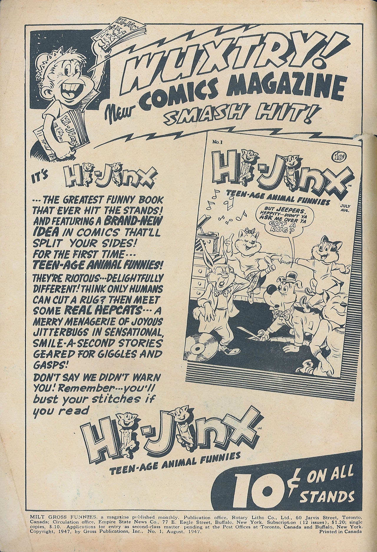 Read online Milt Gross Funnies comic -  Issue #1 - 2