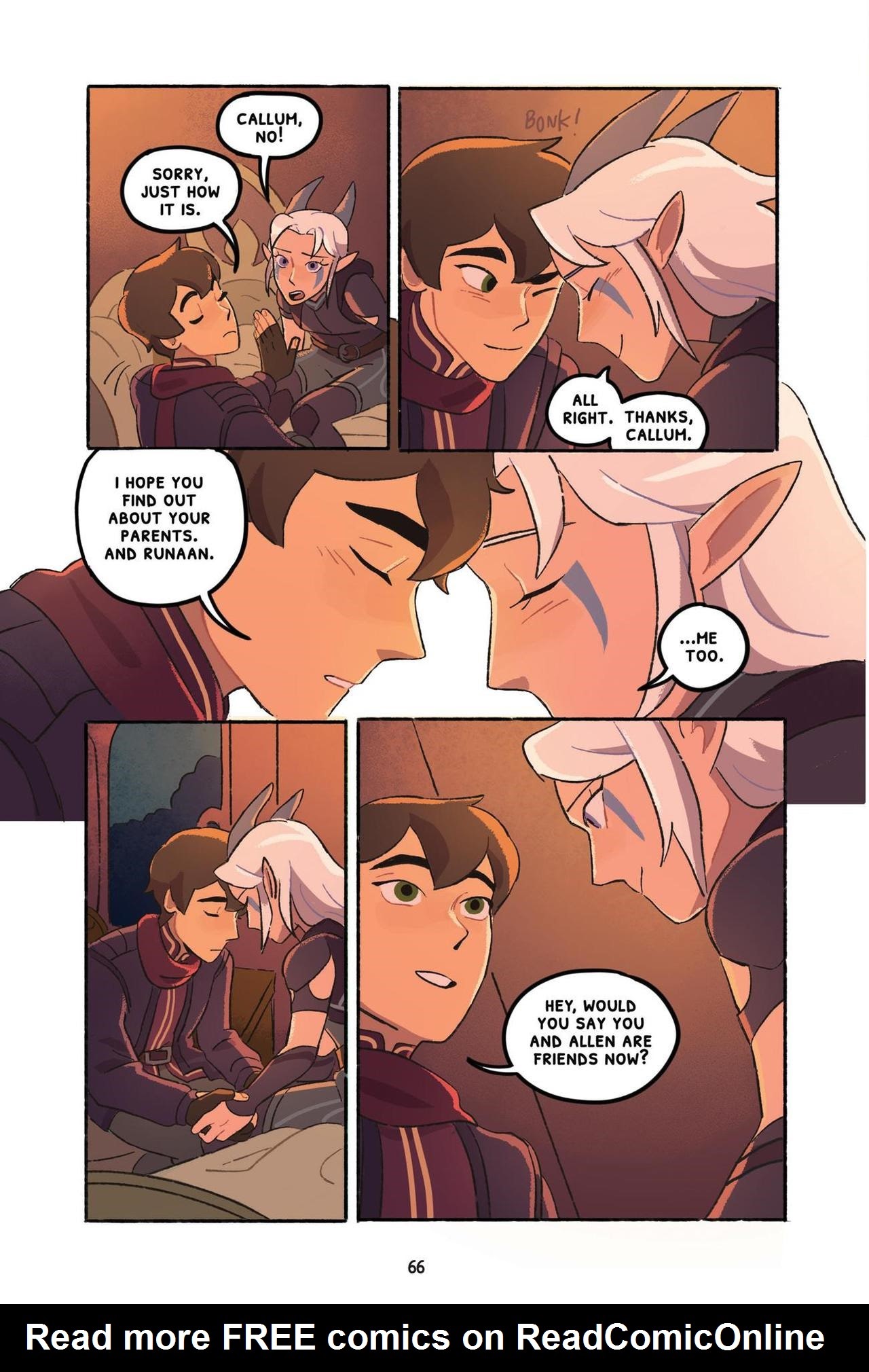 Read online Through the Moon: The Dragon Prince Graphic Novel comic -  Issue # TPB - 70