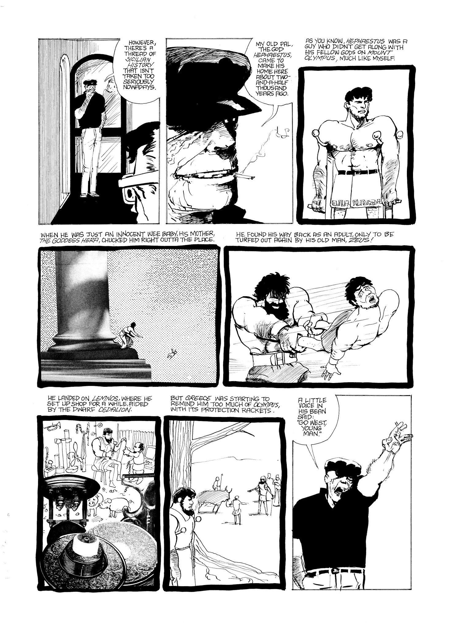 Read online Eddie Campbell's Bacchus comic -  Issue # TPB 3 - 10