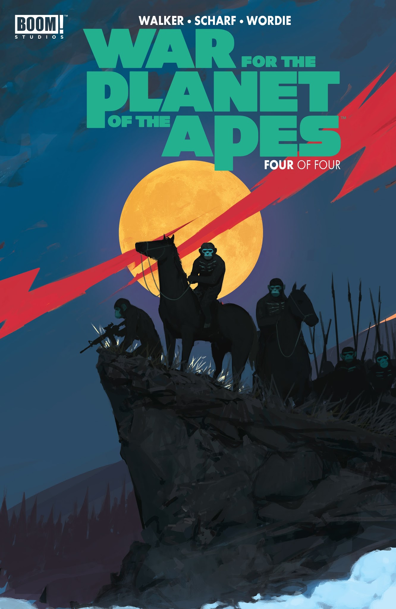 Read online War for the Planet of the Apes comic -  Issue #4 - 1