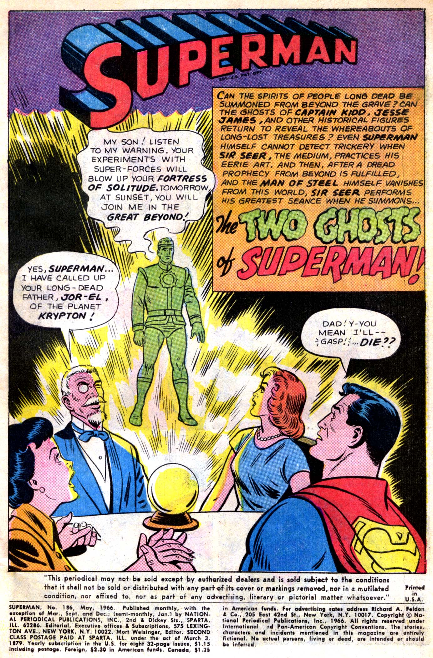 Read online Superman (1939) comic -  Issue #186 - 2