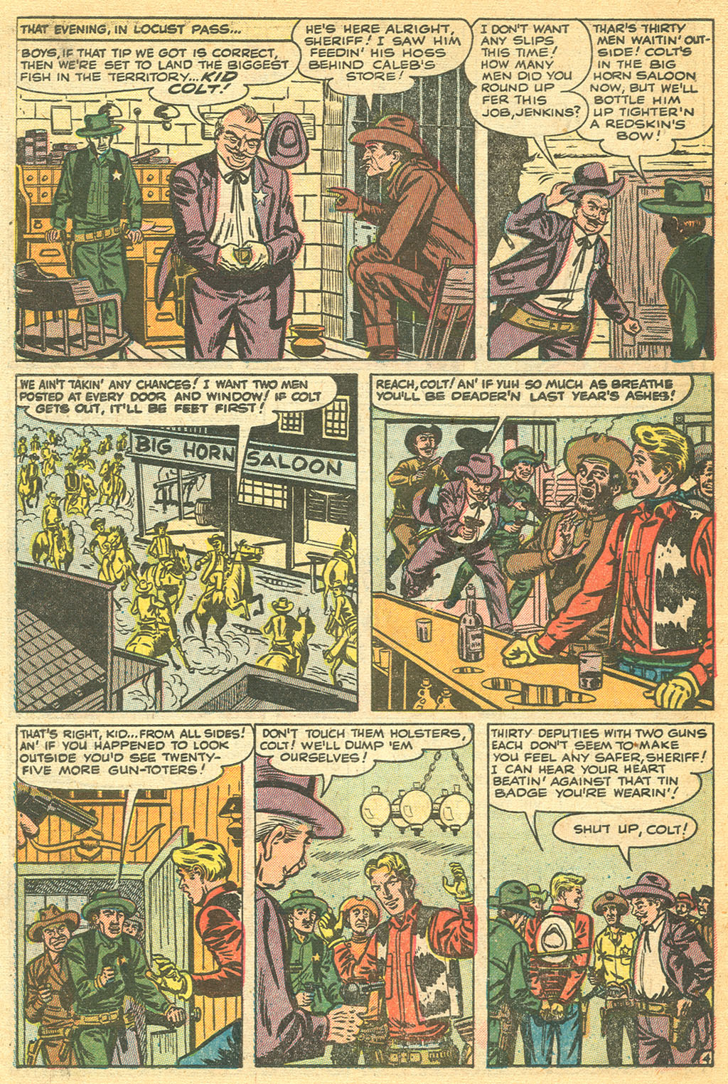 Read online Kid Colt Outlaw comic -  Issue #27 - 30