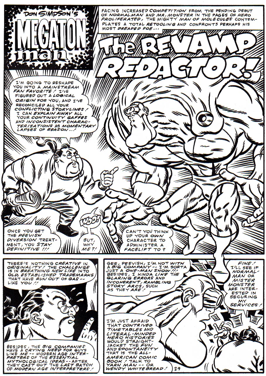 Read online Don Simpson's Bizarre Heroes comic -  Issue #5 - 31