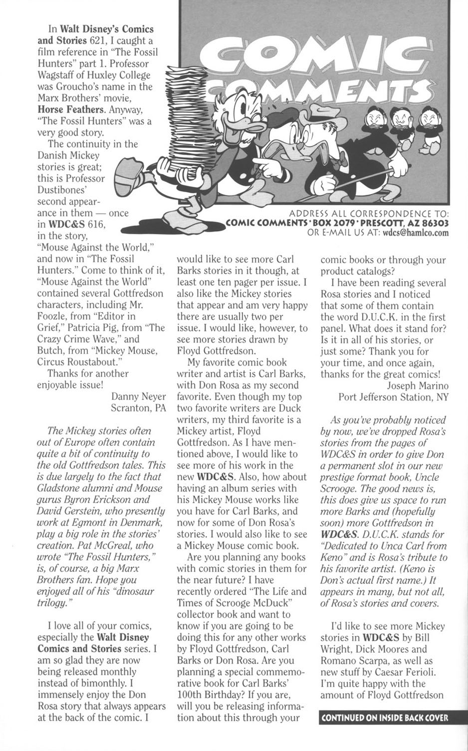 Read online Walt Disney's Comics and Stories comic -  Issue #625 - 2