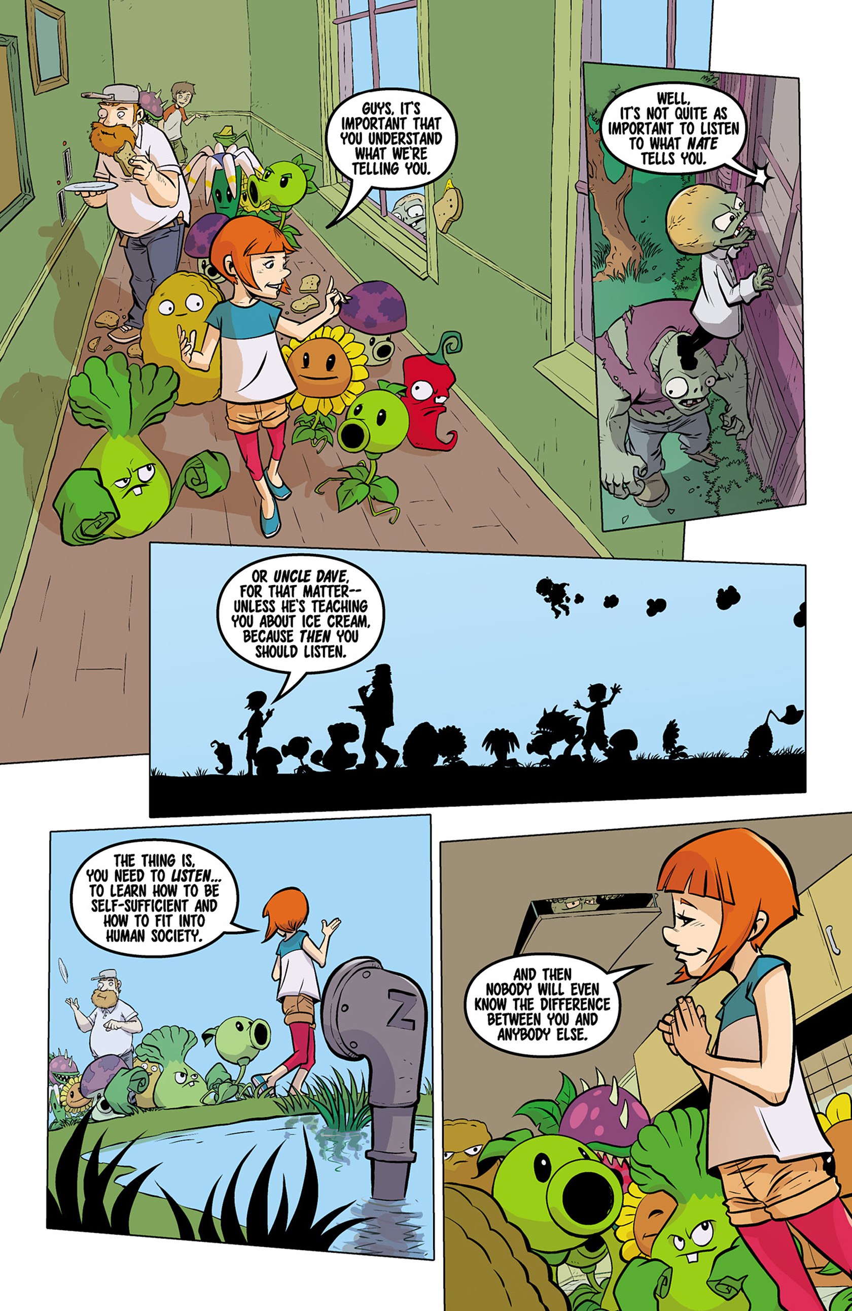 Read online Plants vs. Zombies: Grown Sweet Home comic -  Issue #4 - 14