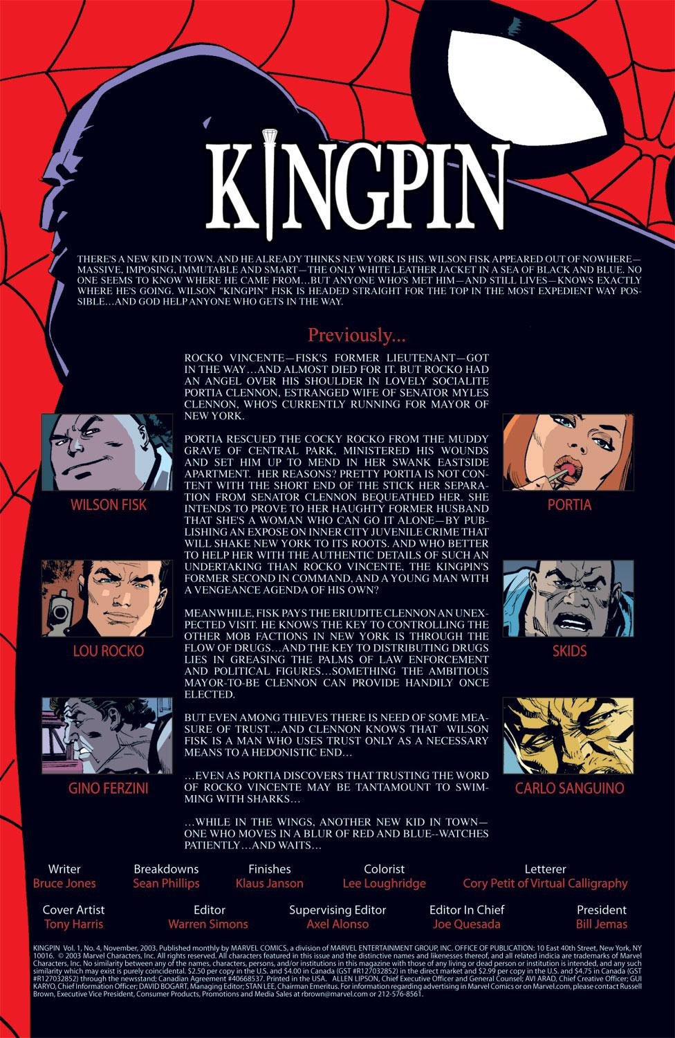 Read online Kingpin (2003) comic -  Issue #4 - 2