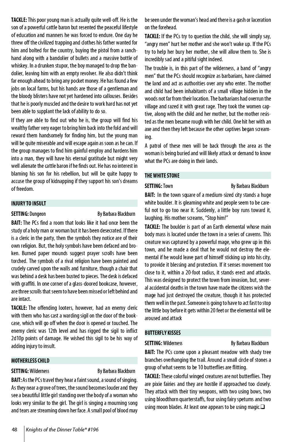 Read online Knights of the Dinner Table comic -  Issue #196 - 50