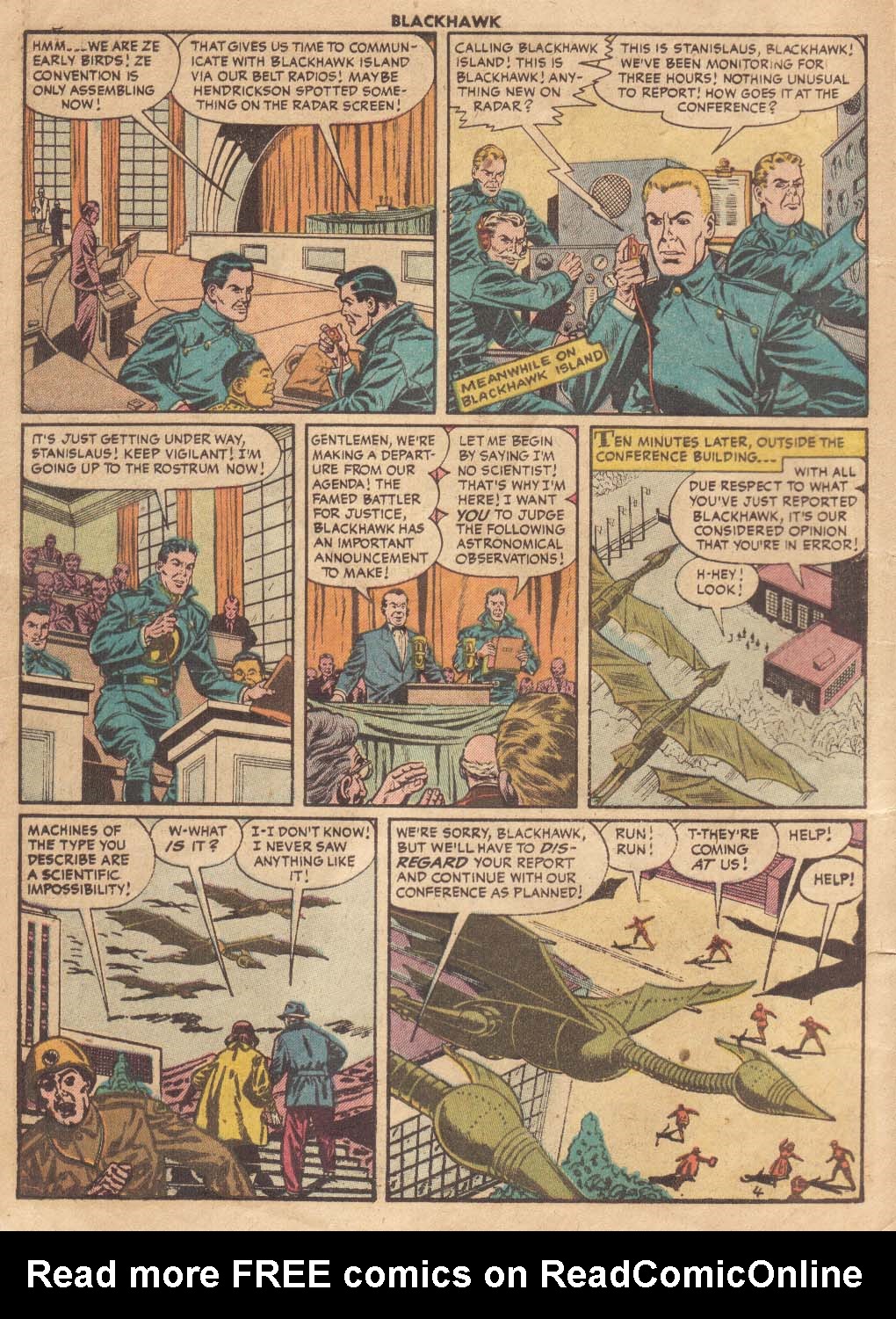Read online Blackhawk (1957) comic -  Issue #100 - 6