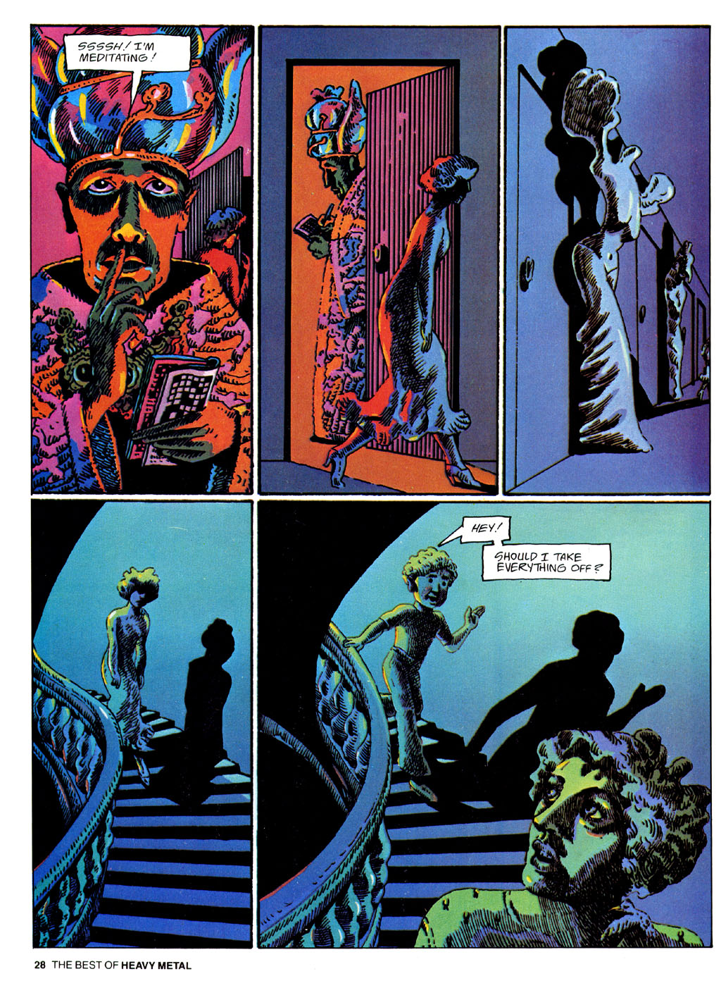 Read online The Best of Heavy Metal comic -  Issue # TPB 1 - 30