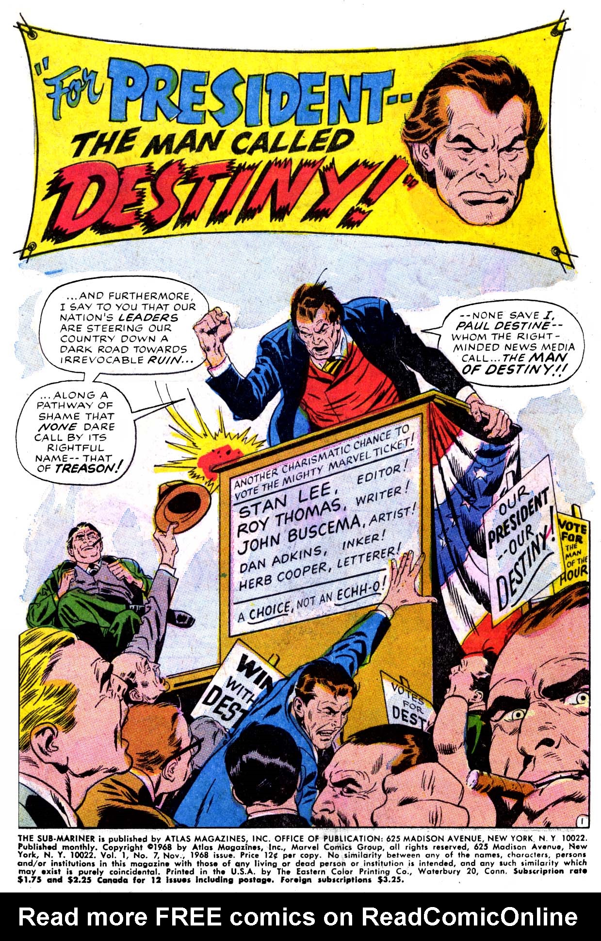 Read online The Sub-Mariner comic -  Issue #7 - 2