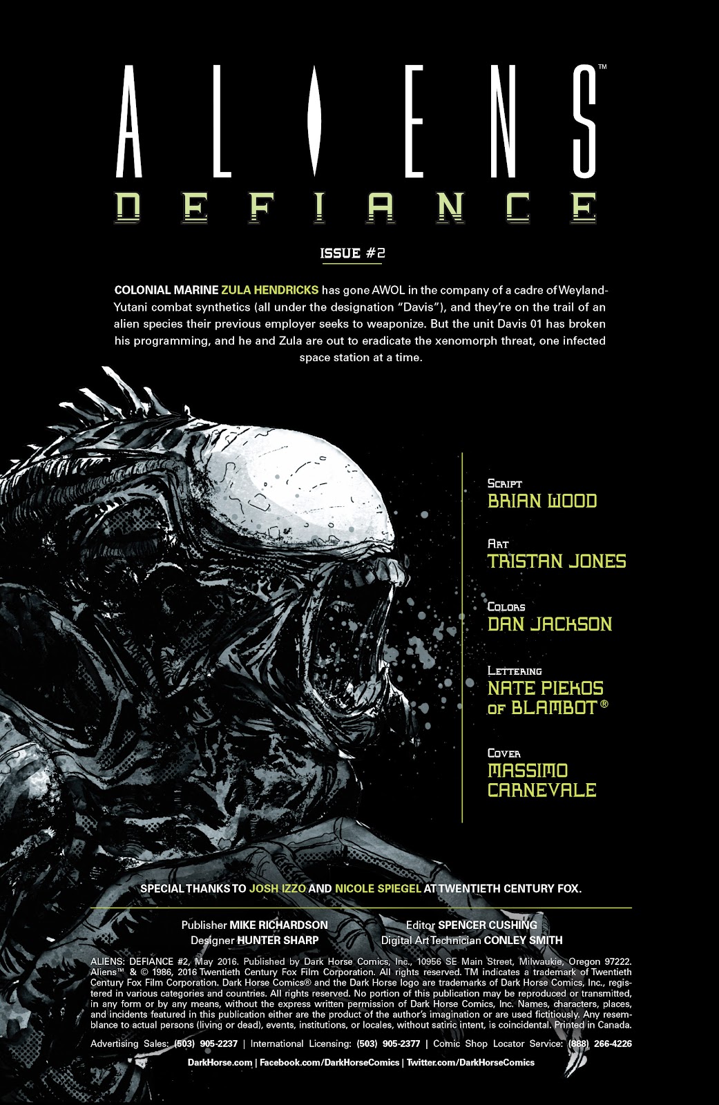 Aliens: Defiance issue 2 - Page 2