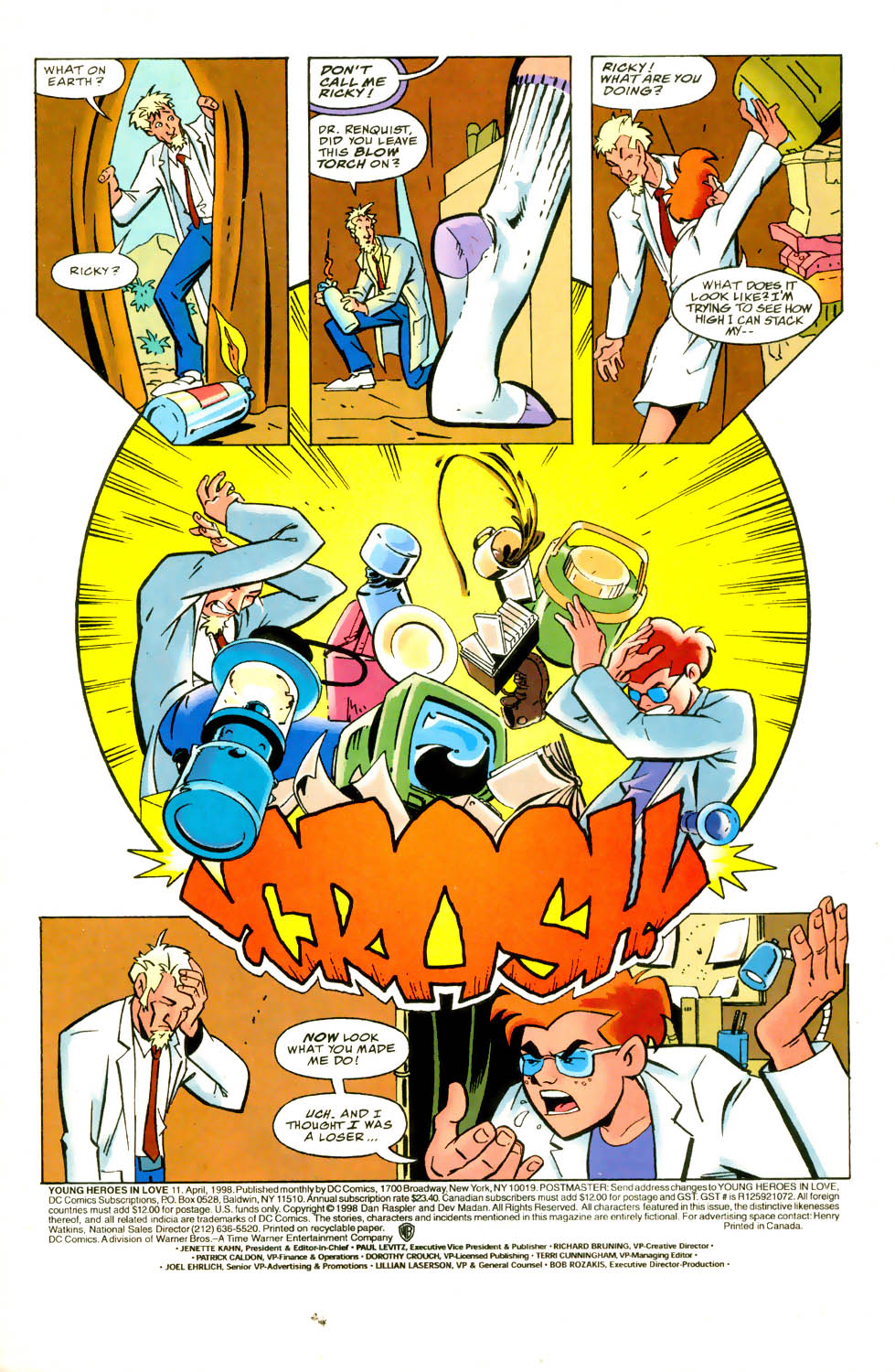 Read online Young Heroes in Love comic -  Issue #11 - 3