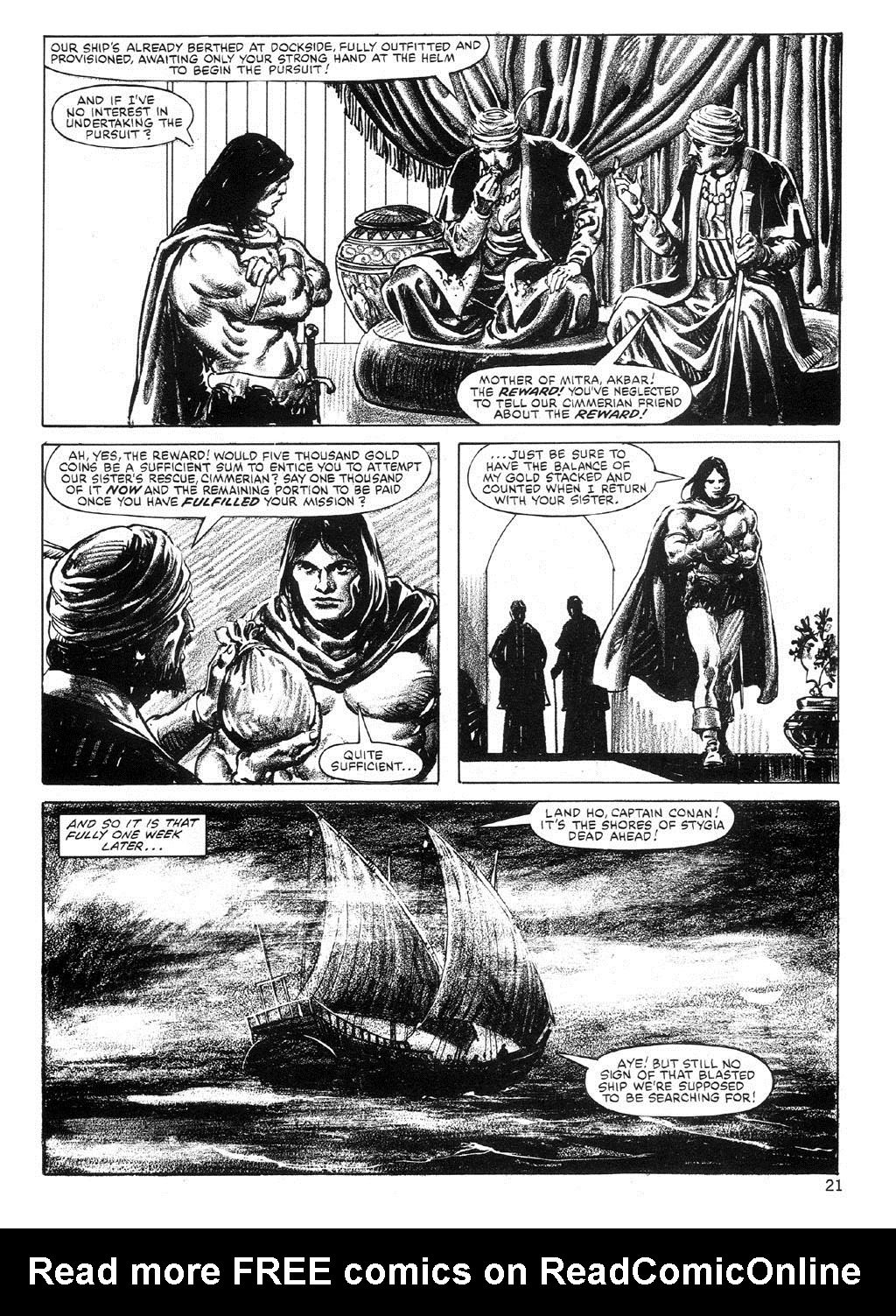 Read online The Savage Sword Of Conan comic -  Issue #89 - 21