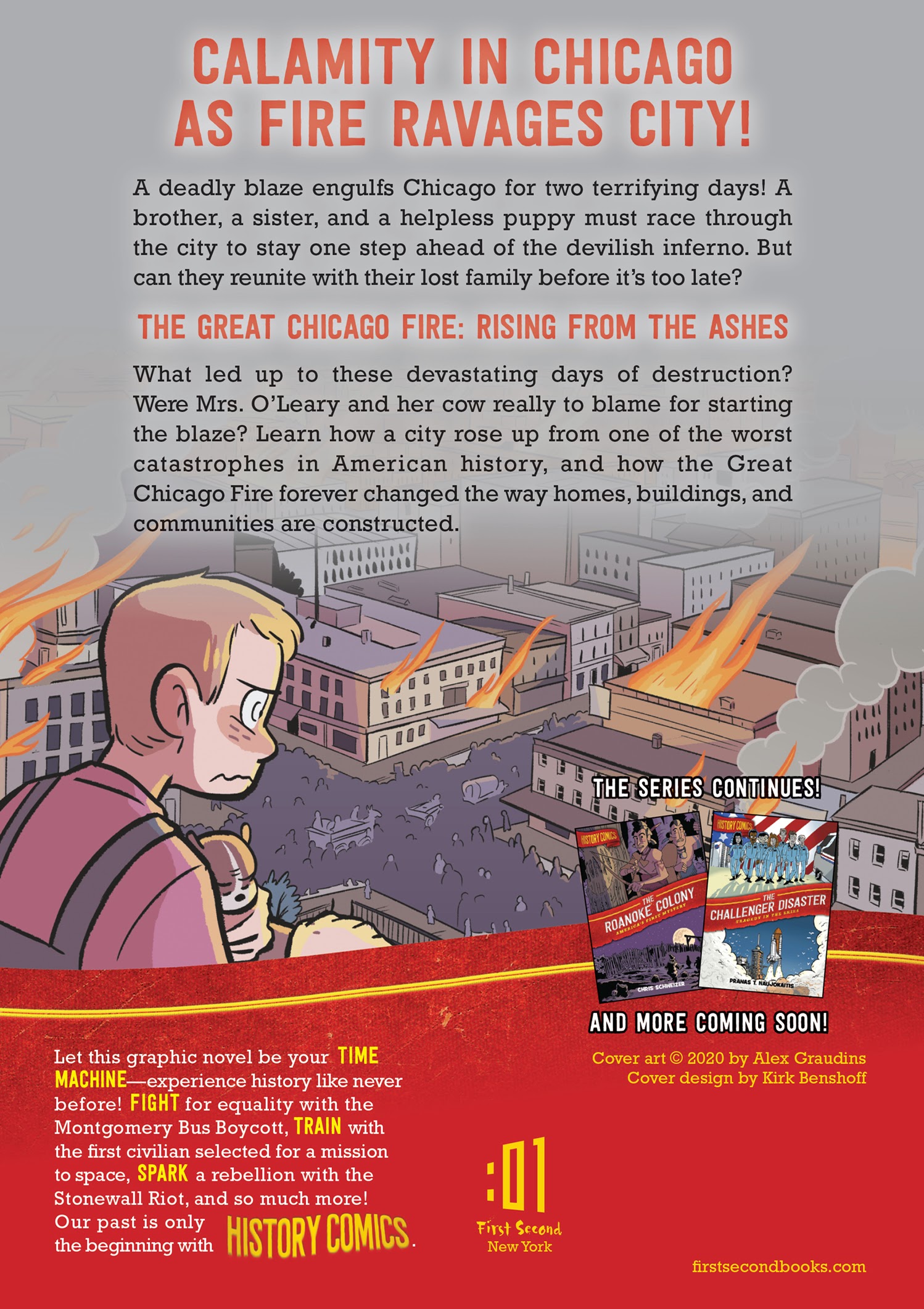 Read online History Comics comic -  Issue # The Great Chicago Fire: Rising From the Ashes - 129