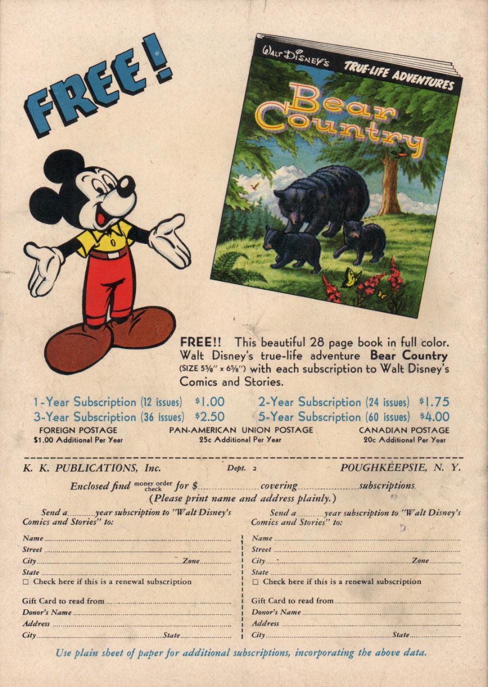 Read online Walt Disney's Comics and Stories comic -  Issue #197 - 36
