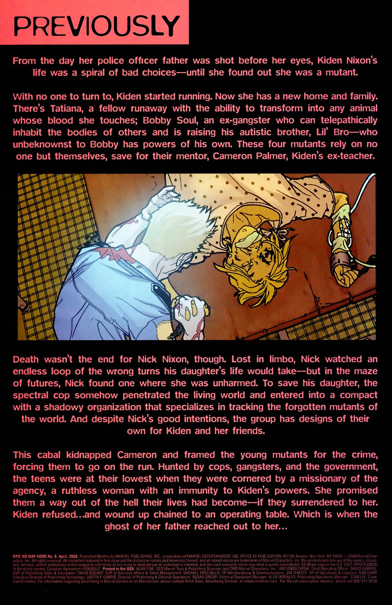 Read online NYX: No Way Home comic -  Issue #6 - 2