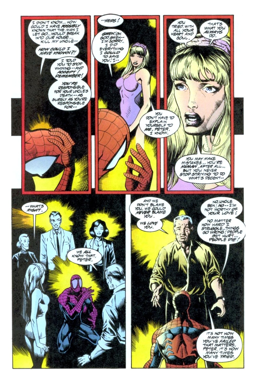 Read online Spider-Man (1990) comic -  Issue #51 - A Heart Beat Away - 28