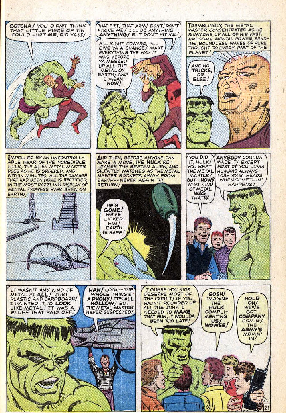 Read online The Incredible Hulk (1962) comic -  Issue #6 - 29