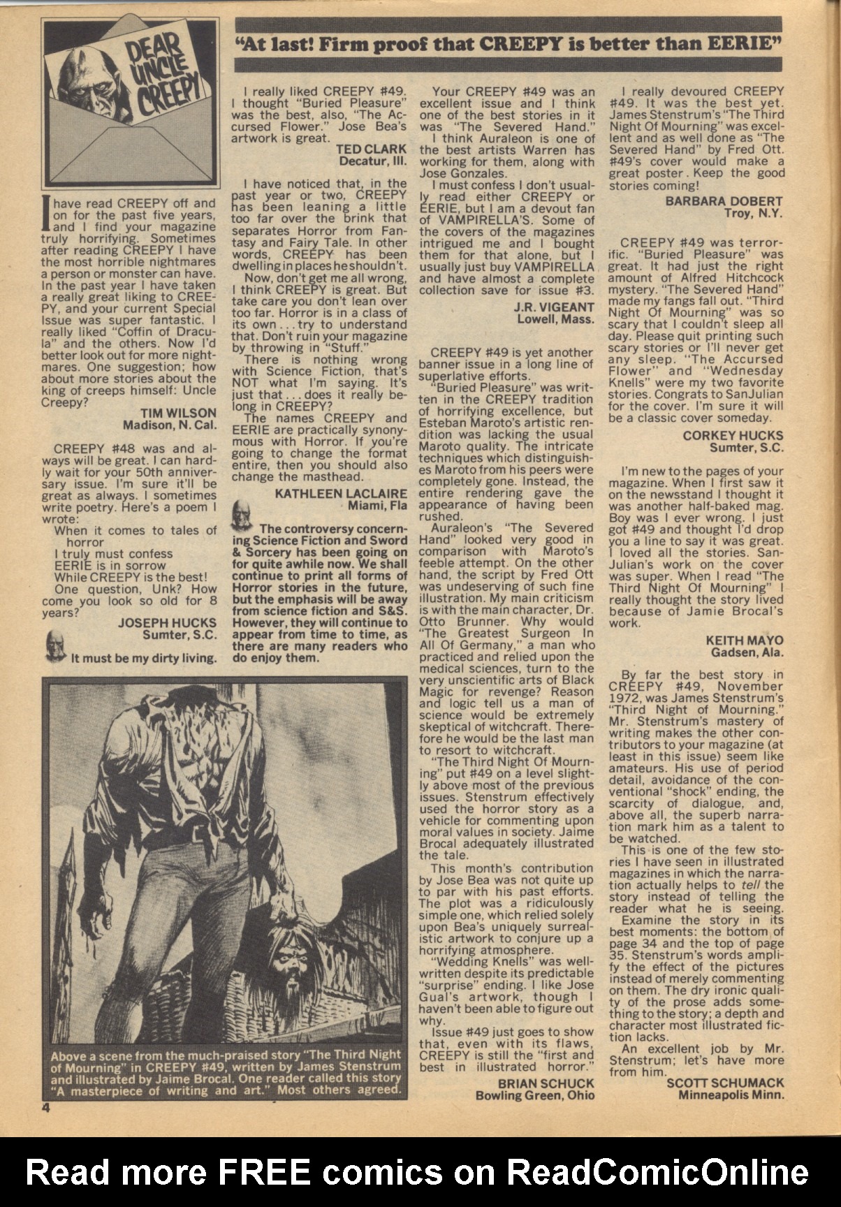 Read online Creepy (1964) comic -  Issue #51 - 4