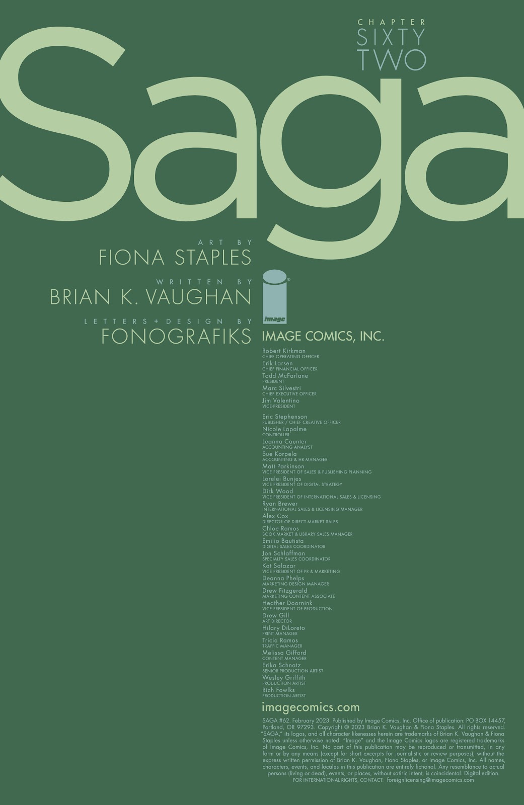 Saga issue 62 - Page 2